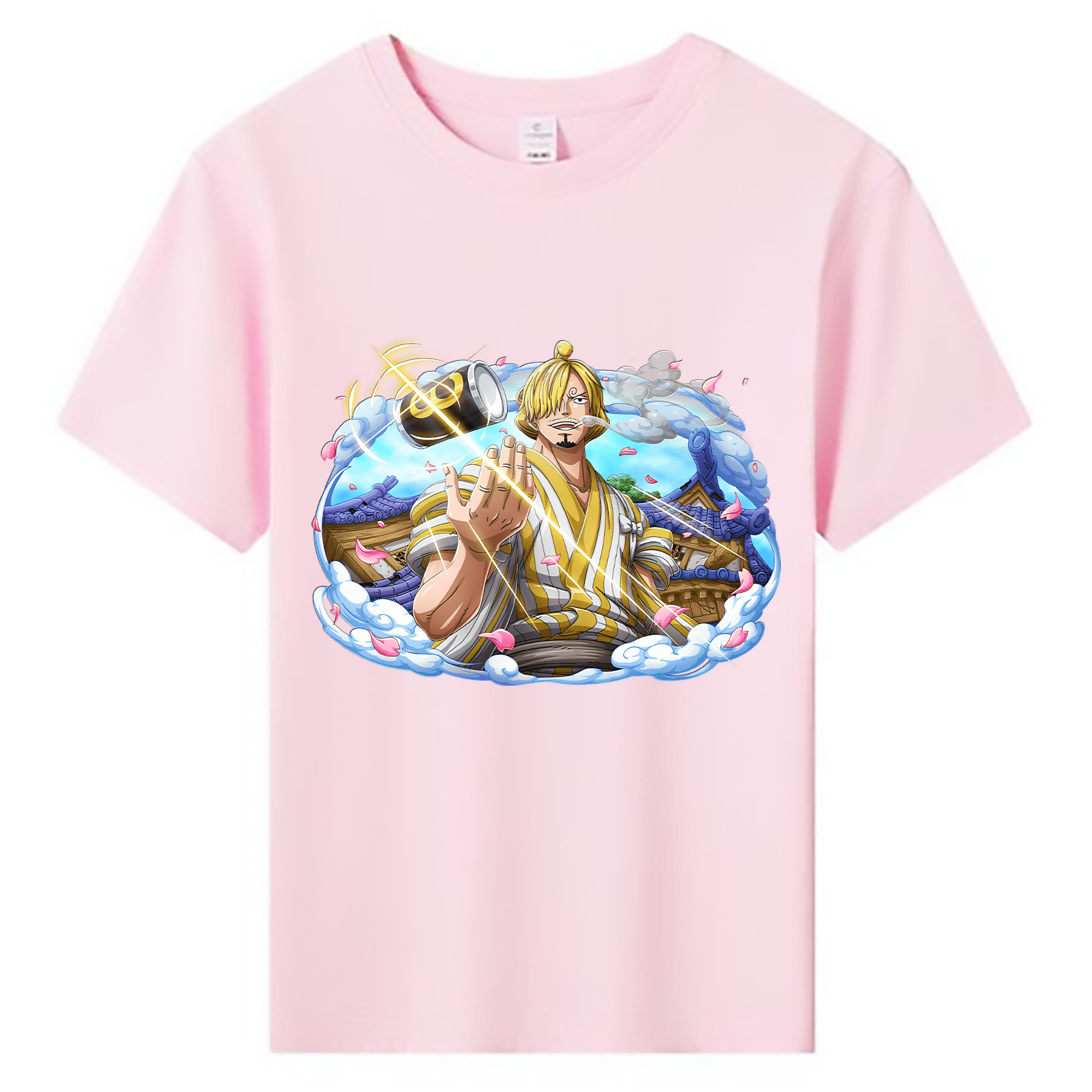 ワンピース サンジ ONE PIECE Sanji 綿100％キッズTシャツ（フロントプリント）