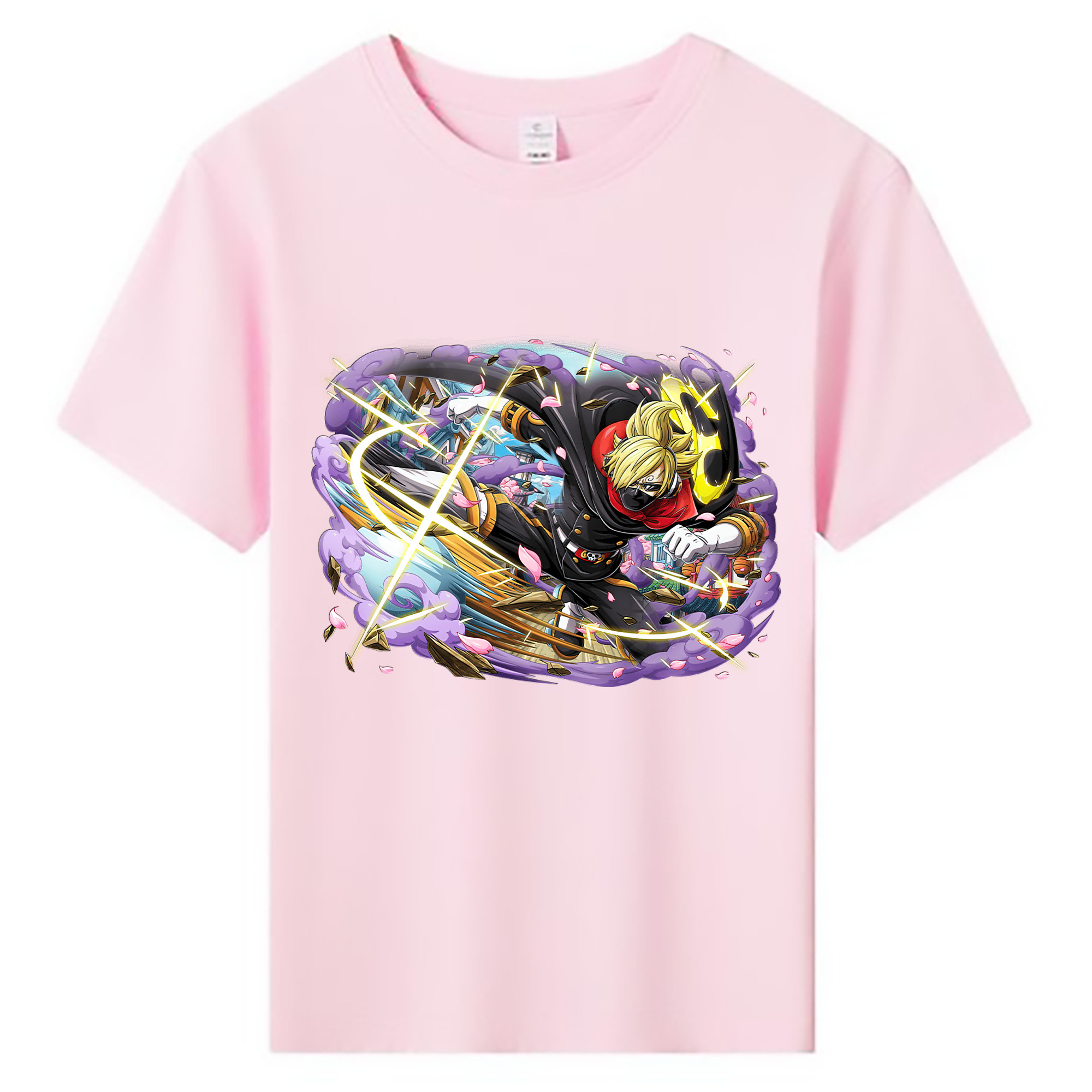 ワンピース サンジ ONE PIECE Sanji 綿100％キッズTシャツ（フロントプリント）
