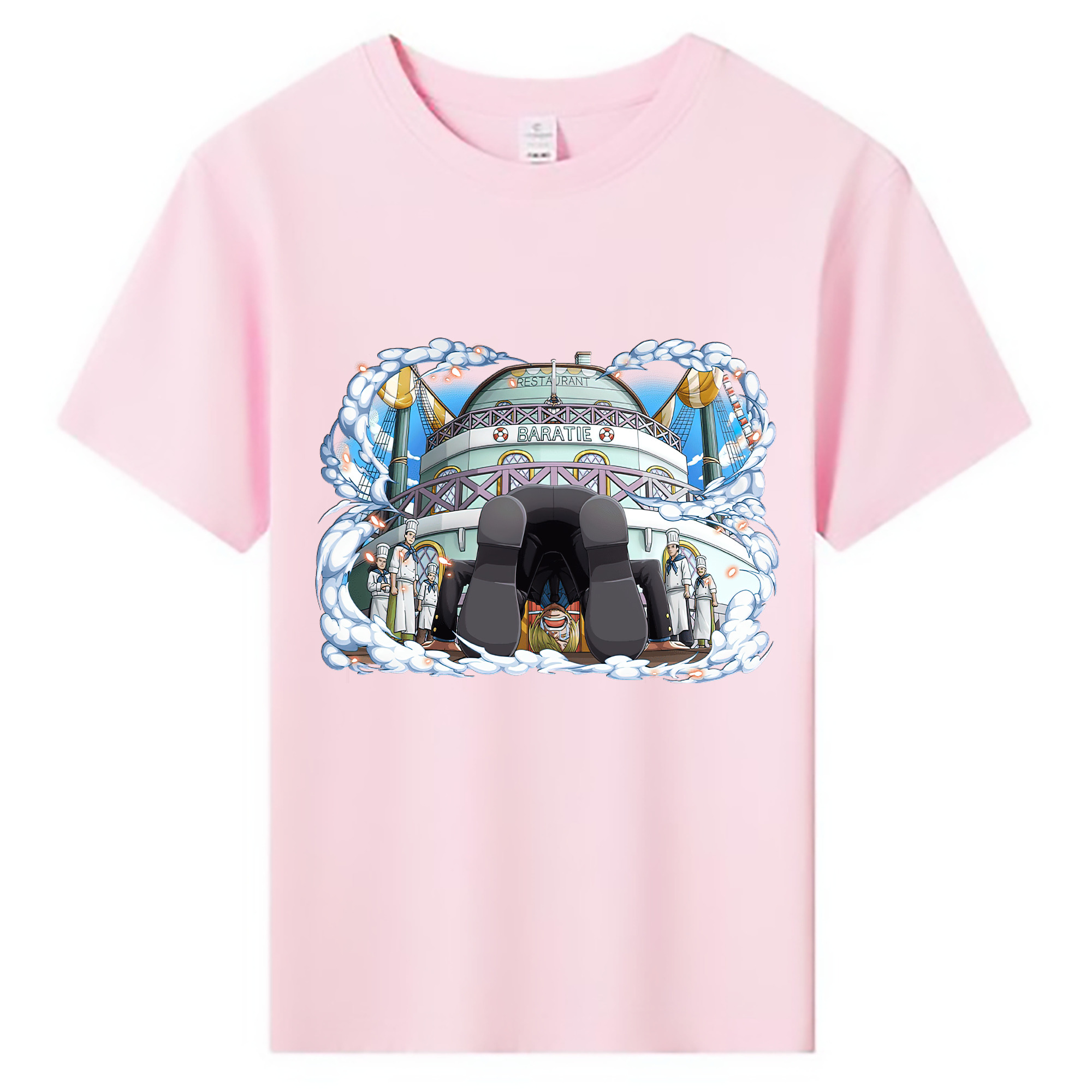（画像用） ワンピース サンジ ONE PIECE Sanji 綿100％キッズTシャツ（フロントプリント）