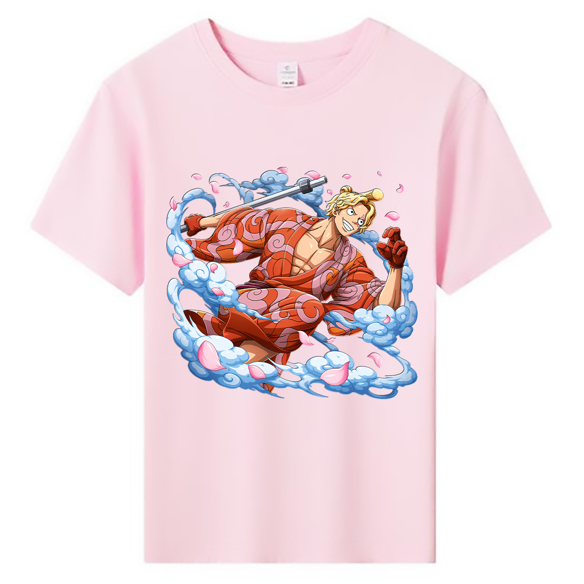 ワンピース サンジ ONE PIECE Sanji 綿100％キッズTシャツ（フロントプリント）
