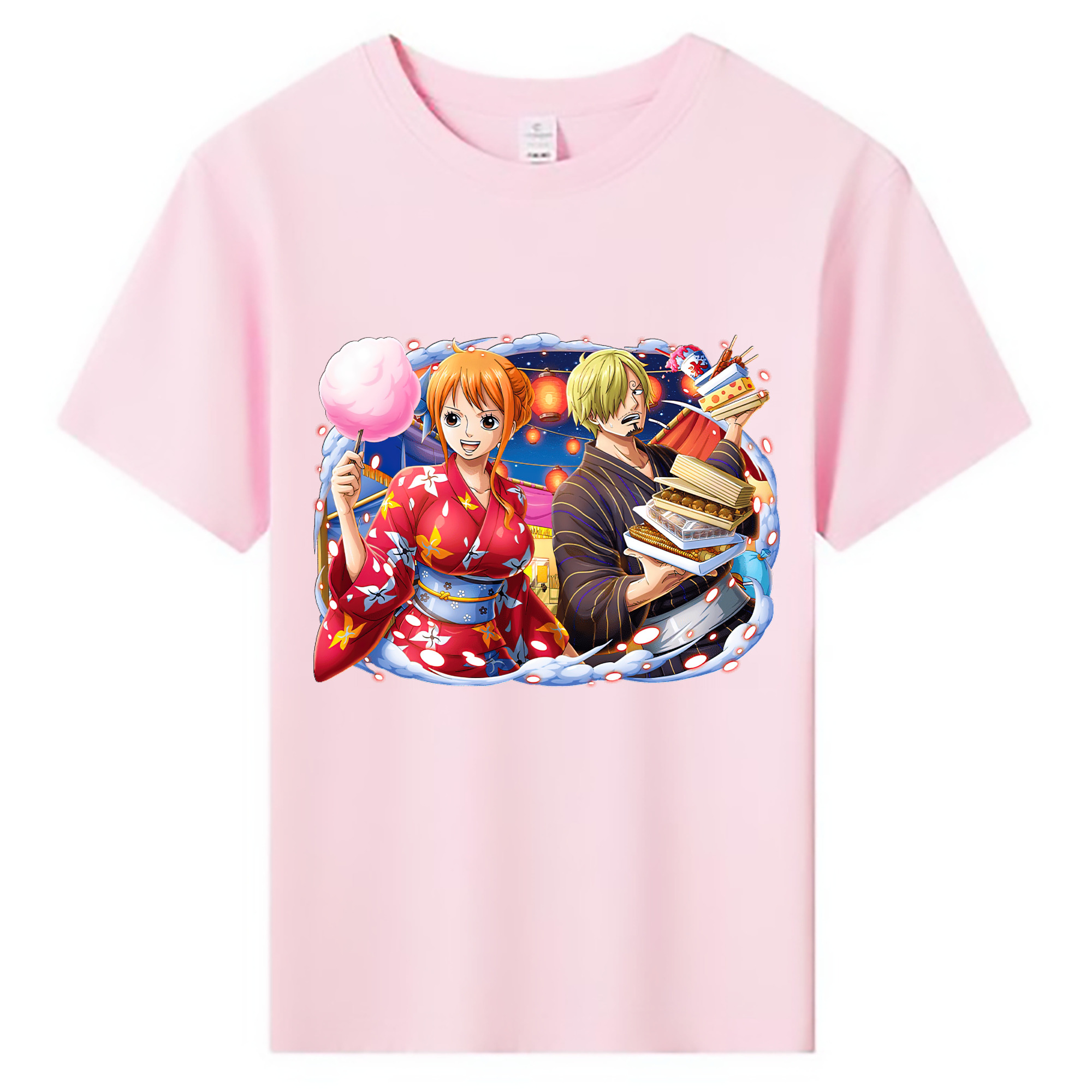 （画像用） ワンピース サンジ ONE PIECE Sanji 綿100％キッズTシャツ（フロントプリント）