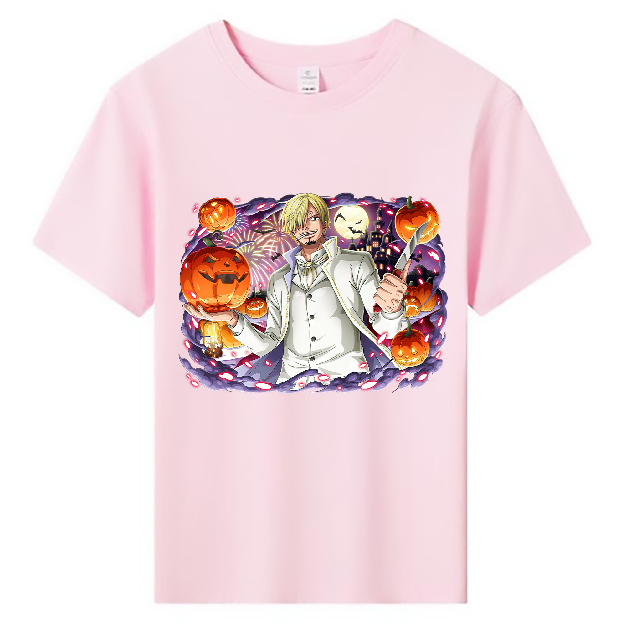 ワンピース サンジ ONE PIECE Sanji 綿100％キッズTシャツ（フロントプリント）