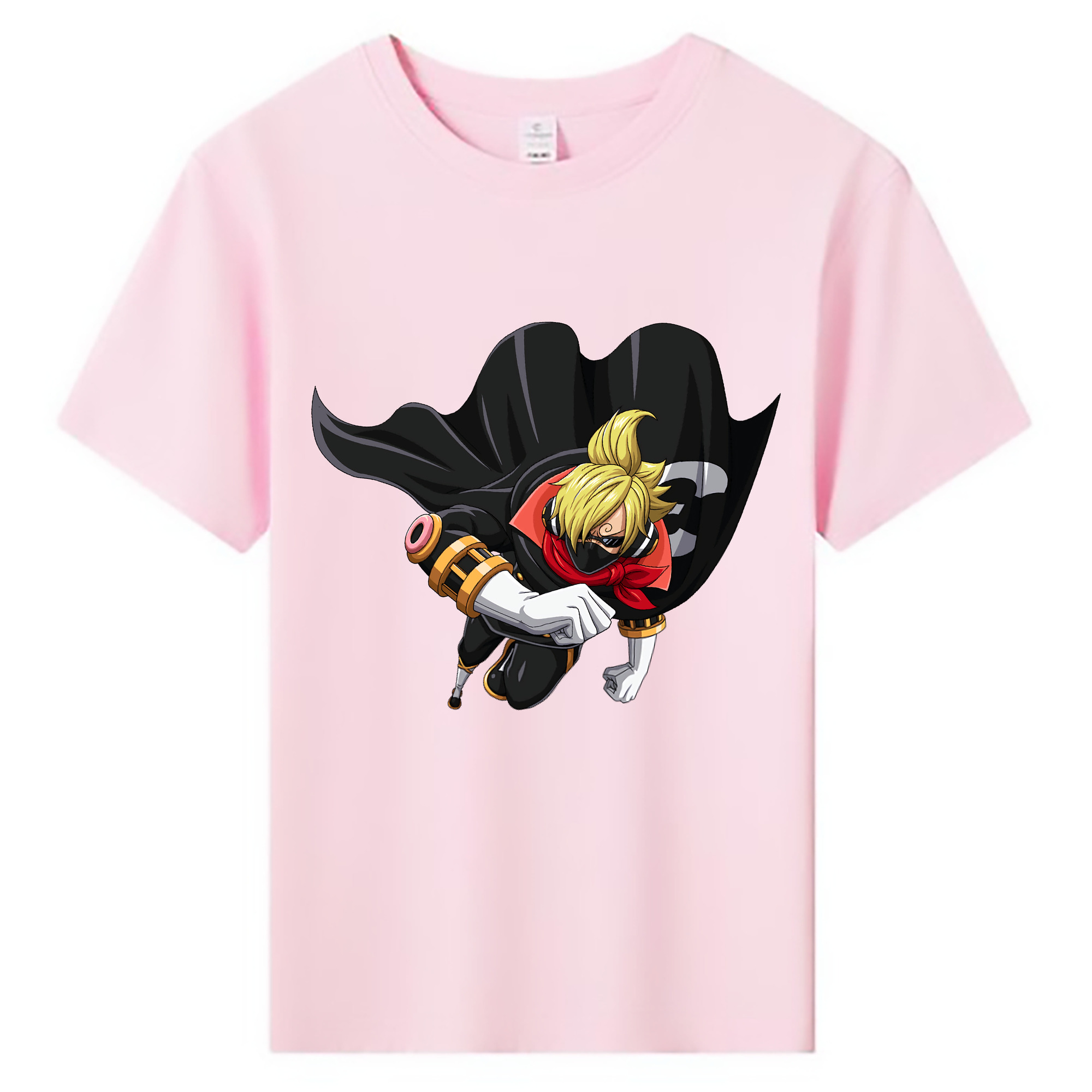 （画像用） ワンピース サンジ ONE PIECE Sanji 綿100％キッズTシャツ（フロントプリント）