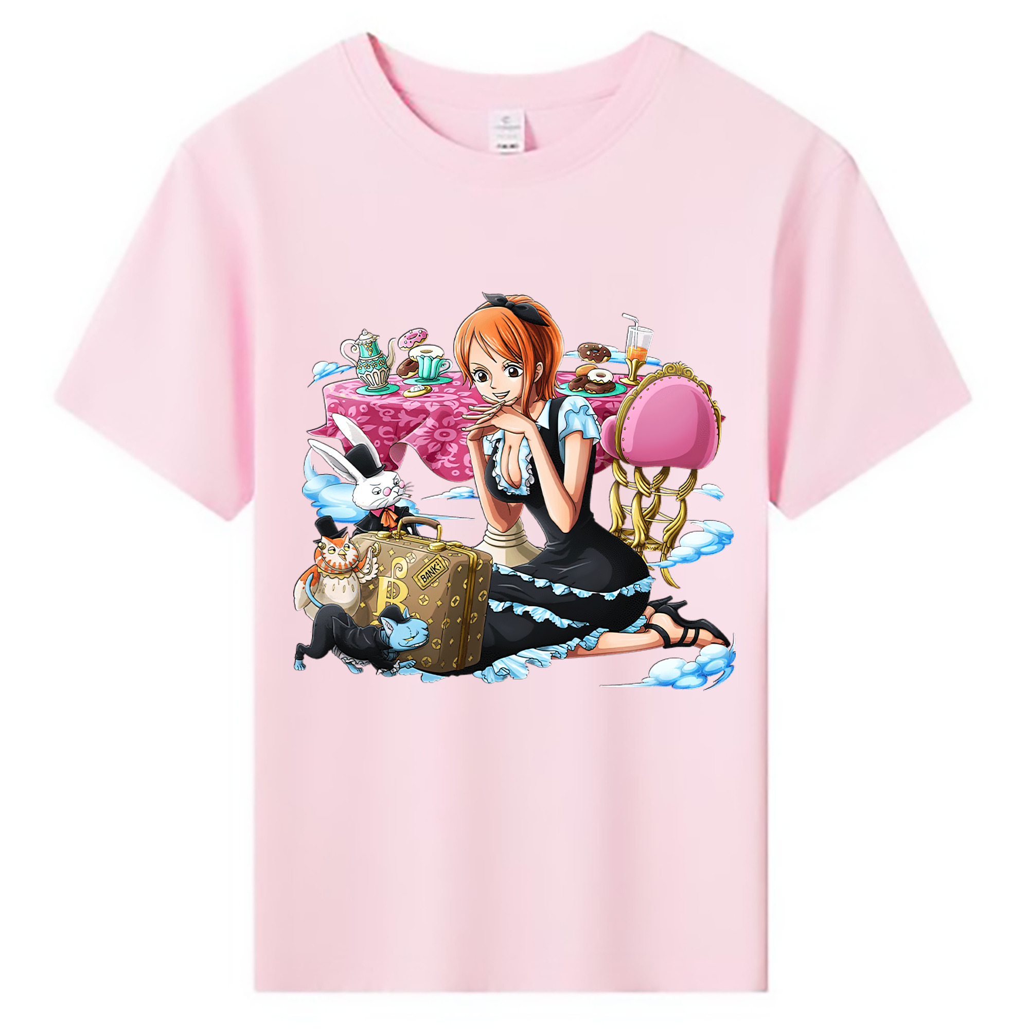 ワンピース ナミ ONE PIECE Nami 綿100％キッズTシャツ（フロントプリント）