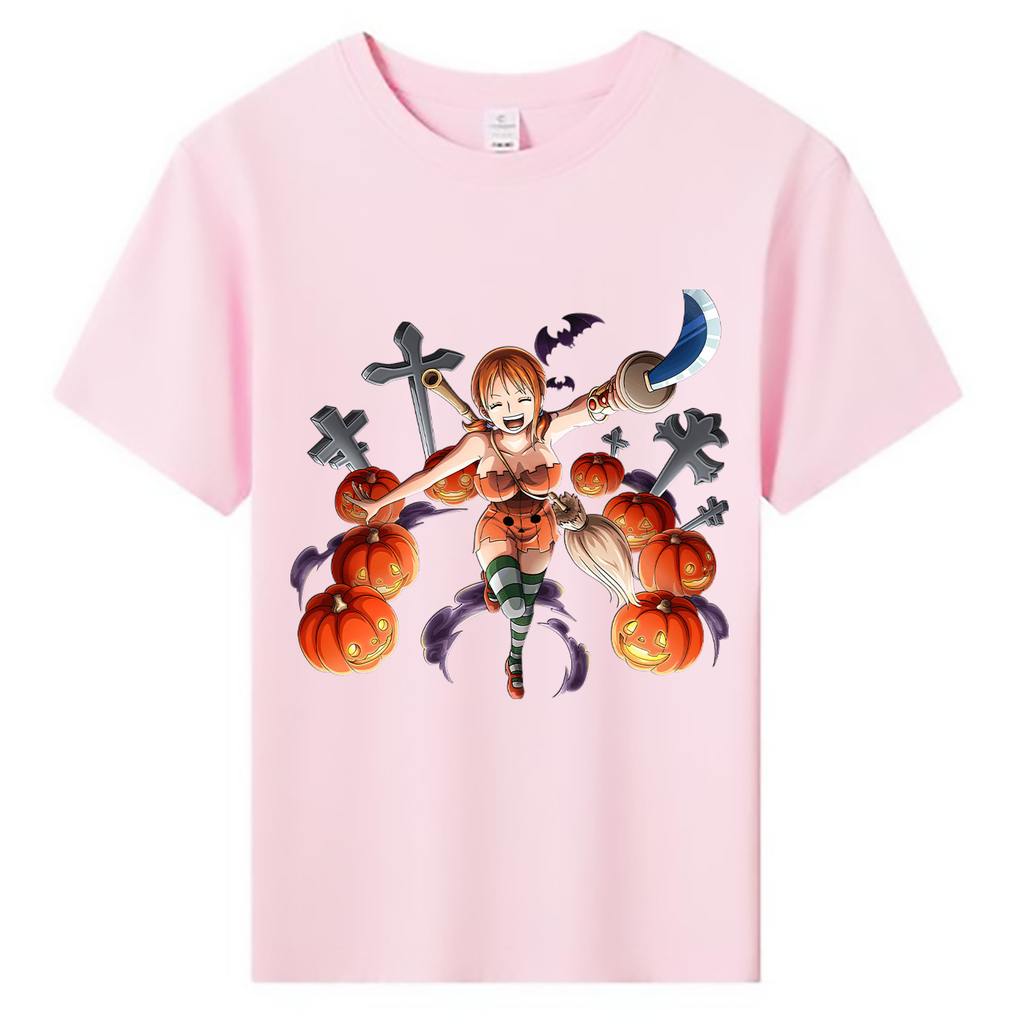 ワンピース ナミ ONE PIECE Nami 綿100％キッズTシャツ（フロントプリント）