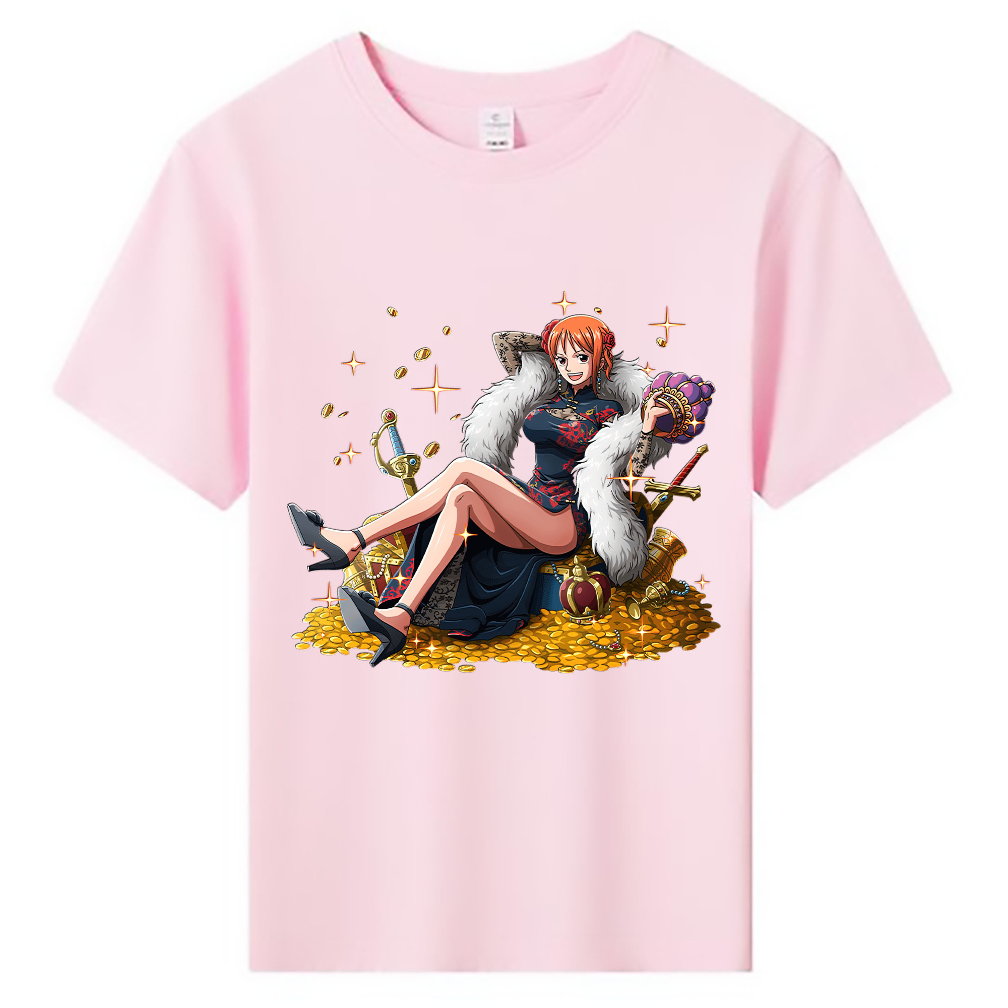 ワンピース ナミ ONE PIECE Nami 綿100％キッズTシャツ（フロントプリント）
