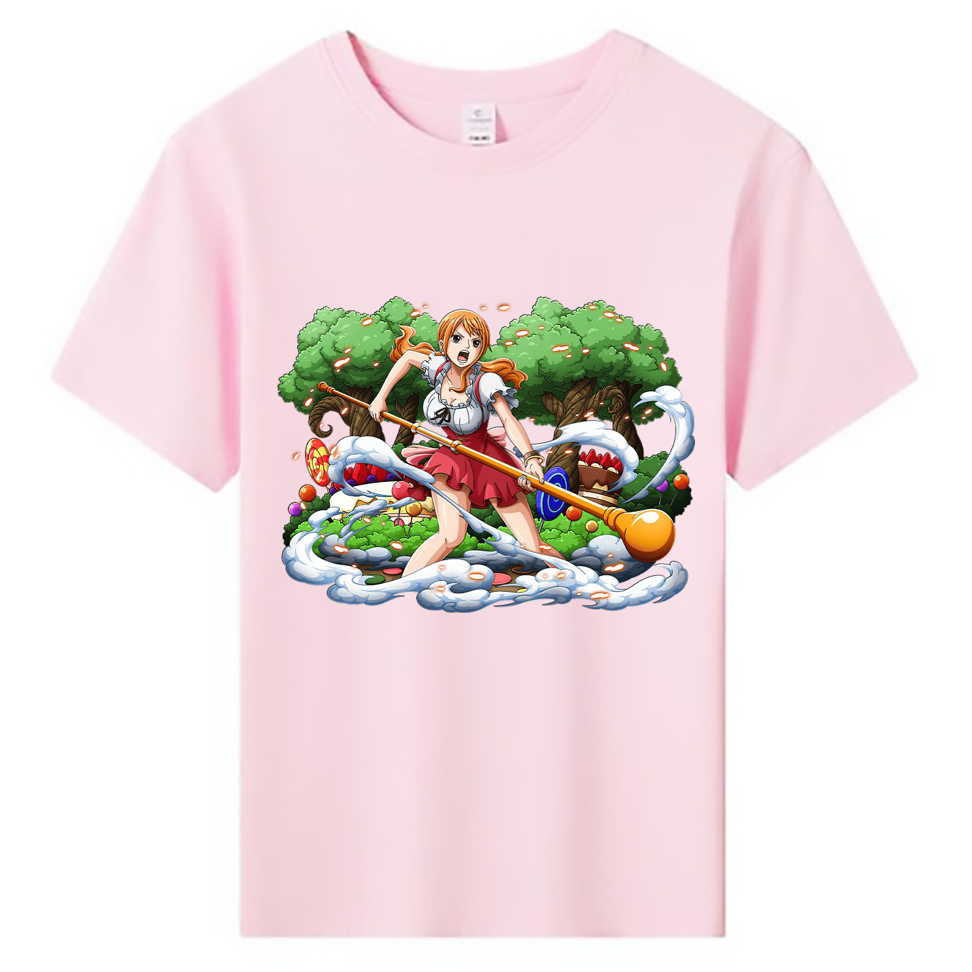 ワンピース ナミ ONE PIECE Nami 綿100％キッズTシャツ（フロントプリント）