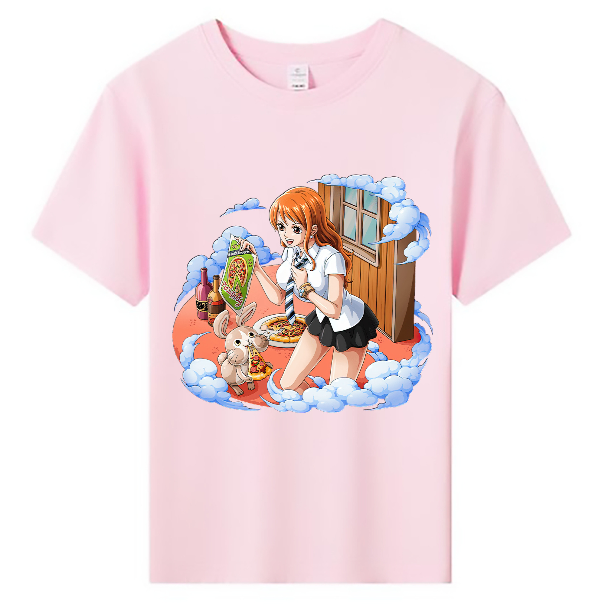 （画像用） ワンピース ナミ ONE PIECE Nami 綿100％キッズTシャツ（フロントプリント）