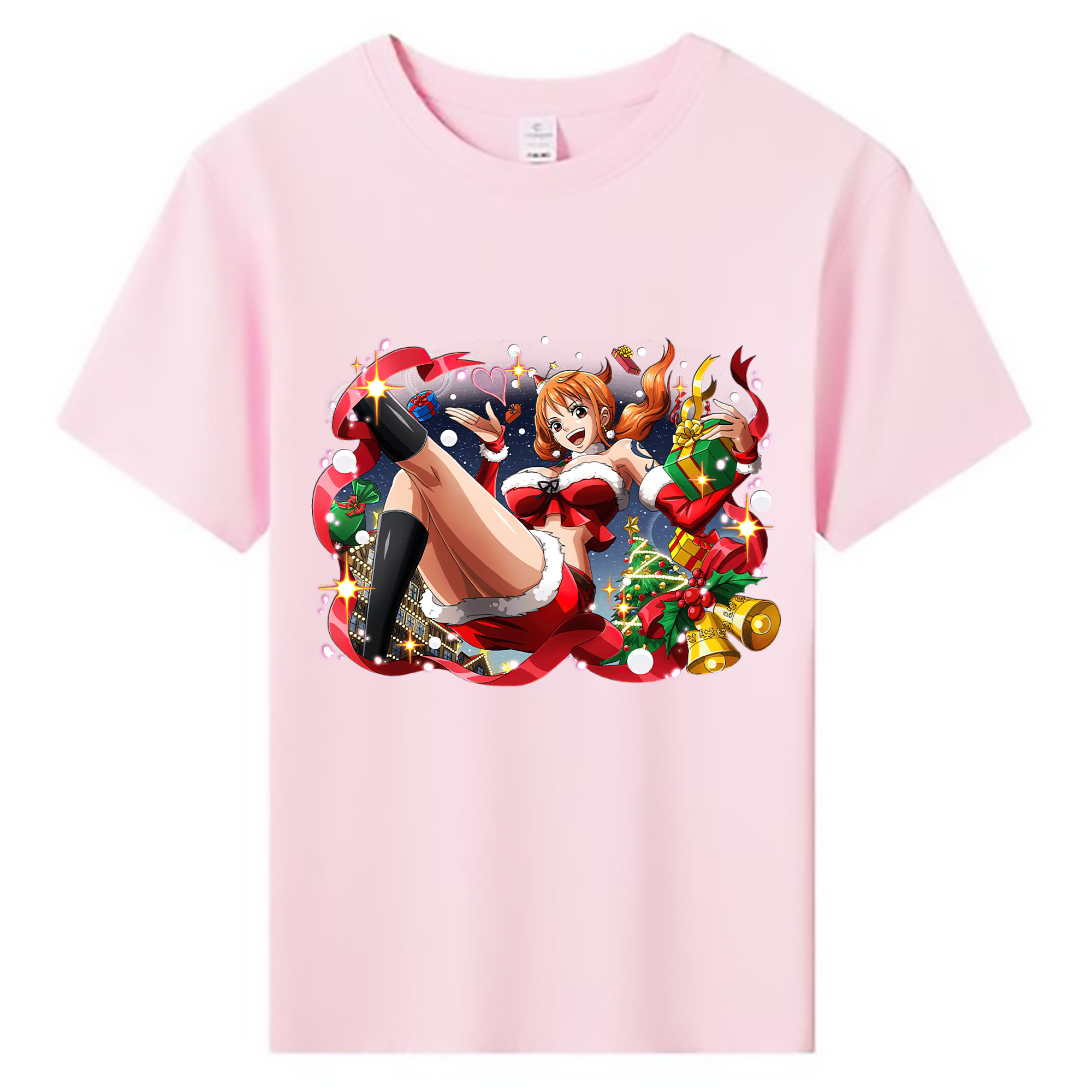 （画像用） ワンピース ナミ ONE PIECE Nami 綿100％キッズTシャツ（フロントプリント）