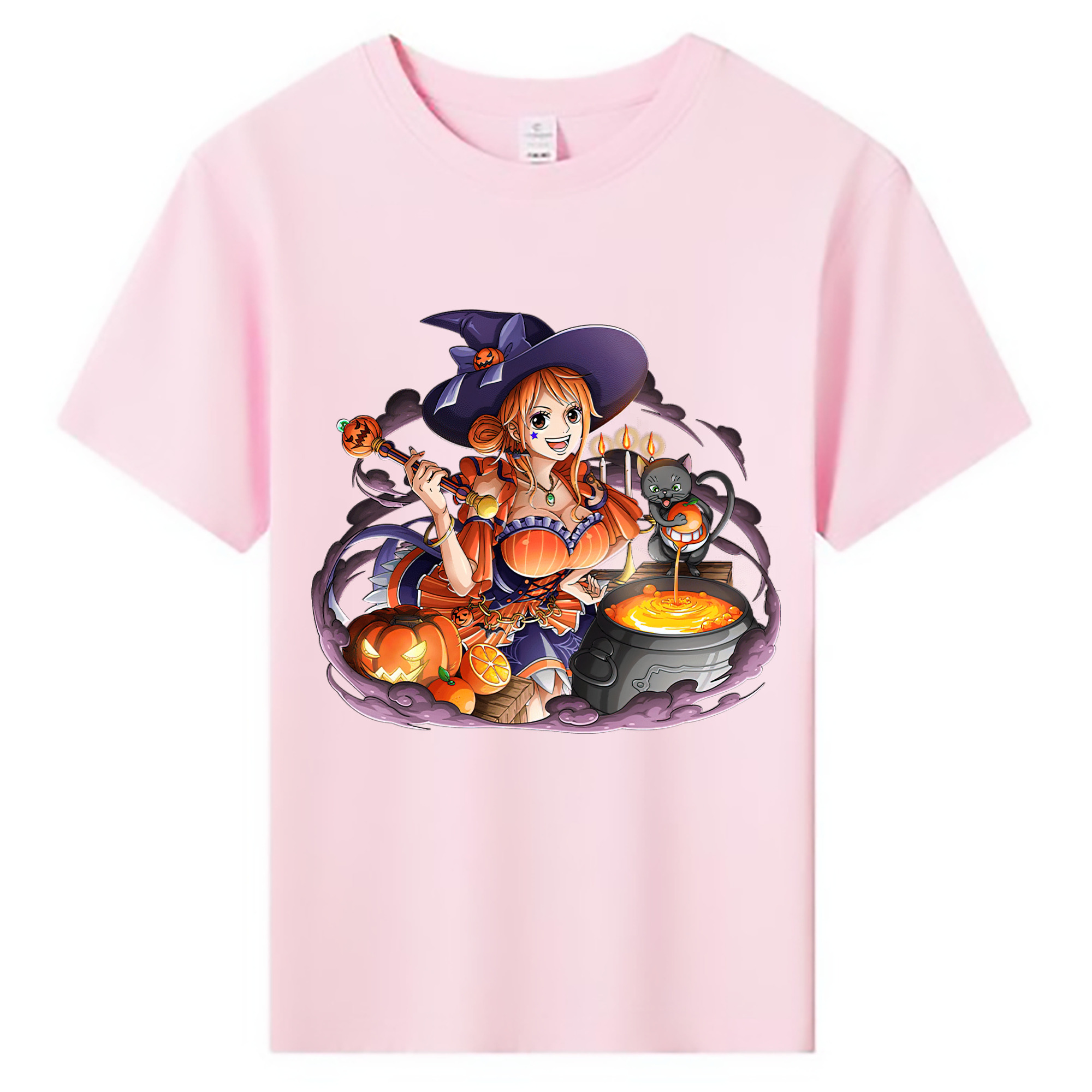 （画像用） ワンピース ナミ ONE PIECE Nami 綿100％キッズTシャツ（フロントプリント）