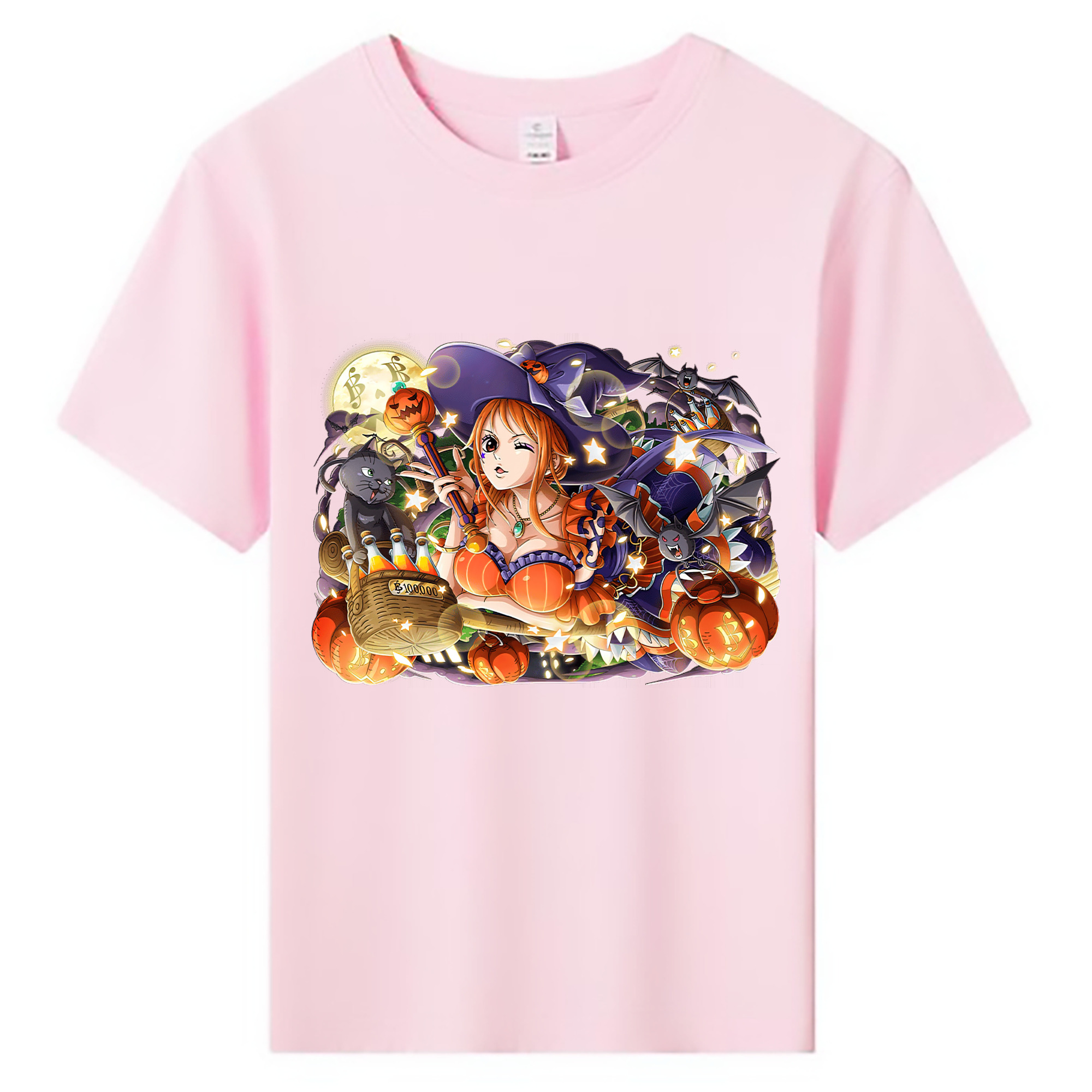 ワンピース ナミ ONE PIECE Nami 綿100％キッズTシャツ（フロントプリント）