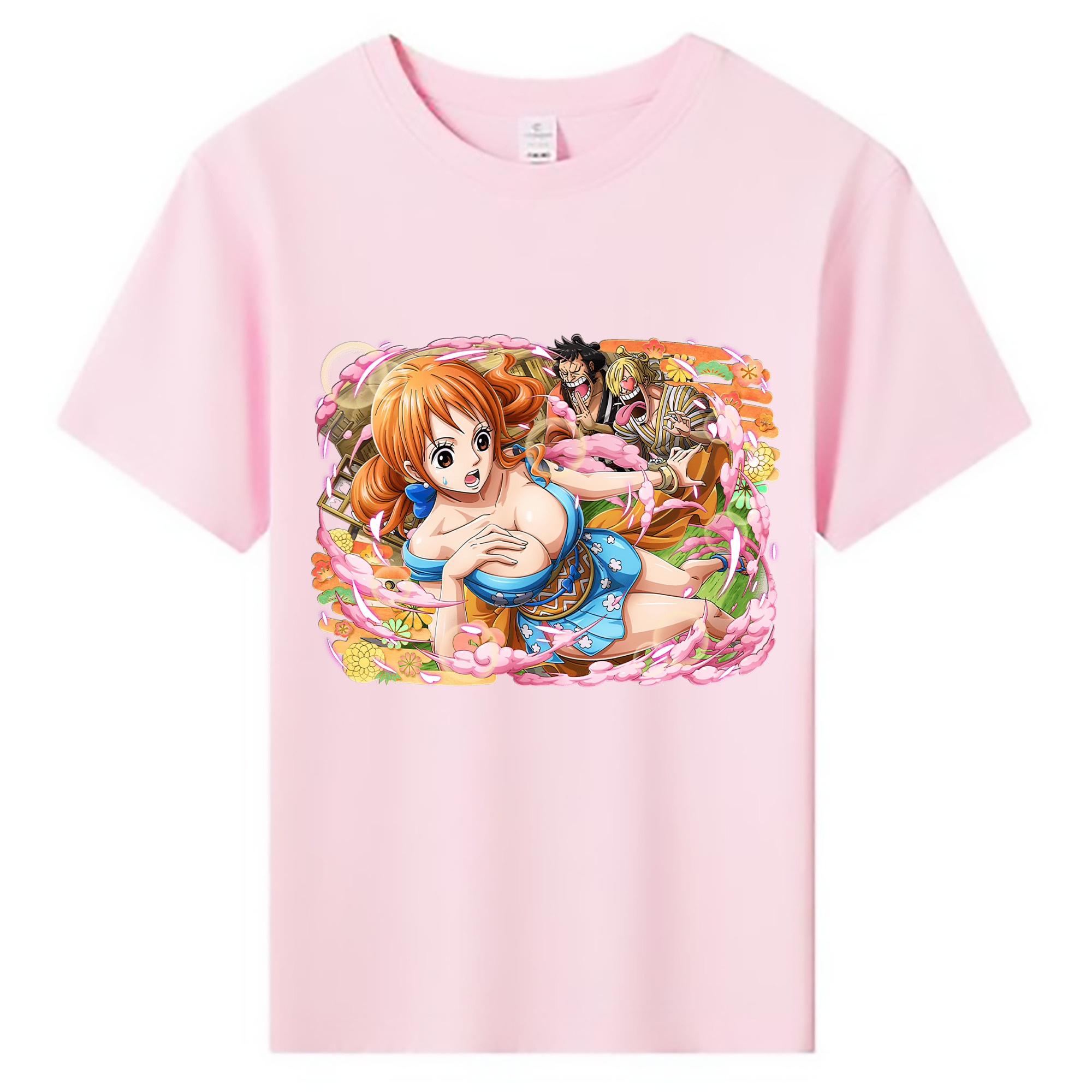 ワンピース ナミ ONE PIECE Nami 綿100％キッズTシャツ（フロントプリント）