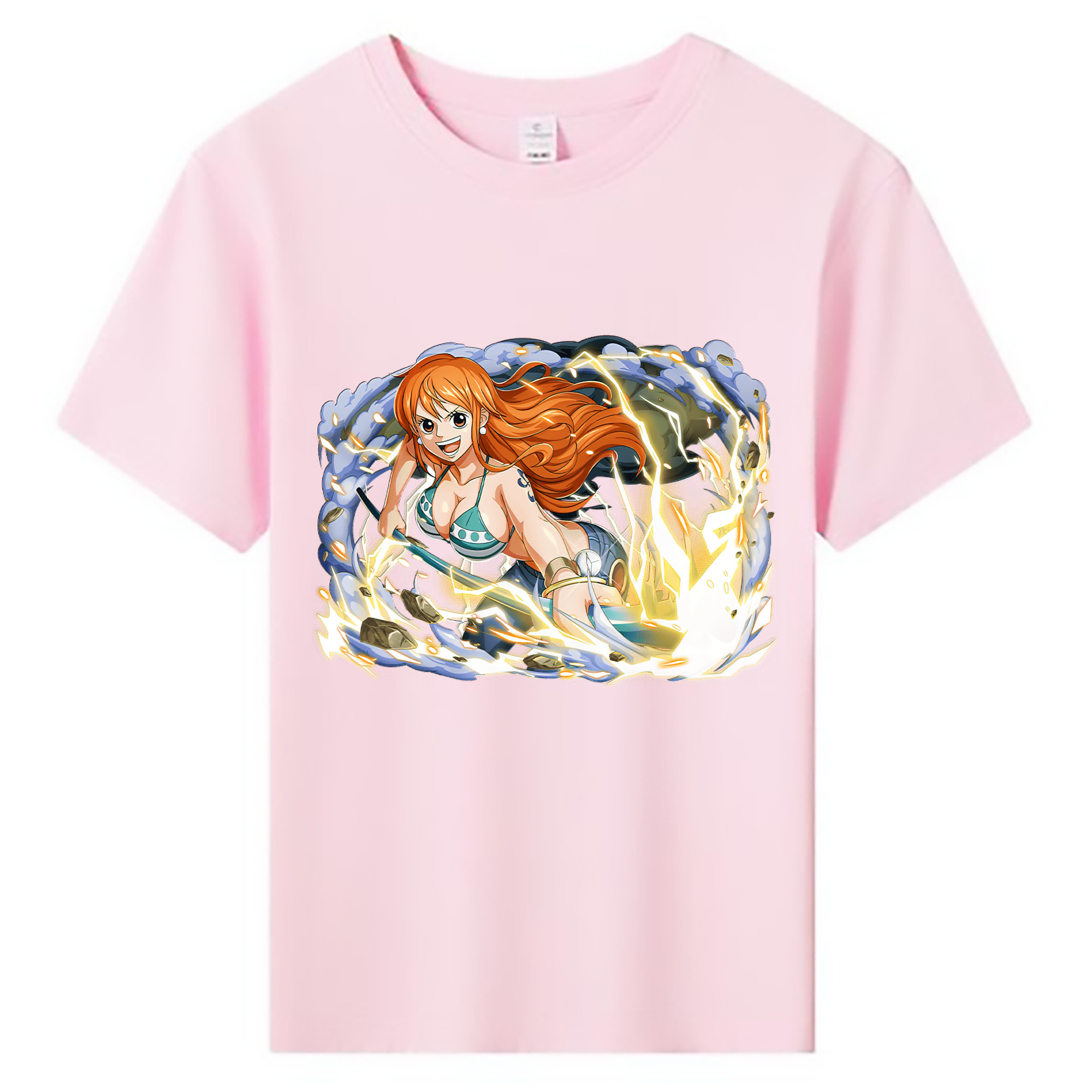 ワンピース ナミ ONE PIECE Nami 綿100％キッズTシャツ（フロントプリント）