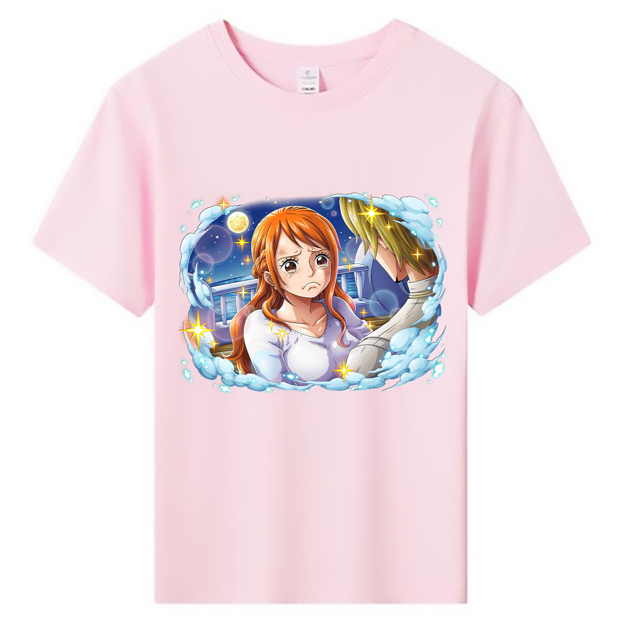 （画像用） ワンピース ナミ ONE PIECE Nami 綿100％キッズTシャツ（フロントプリント）