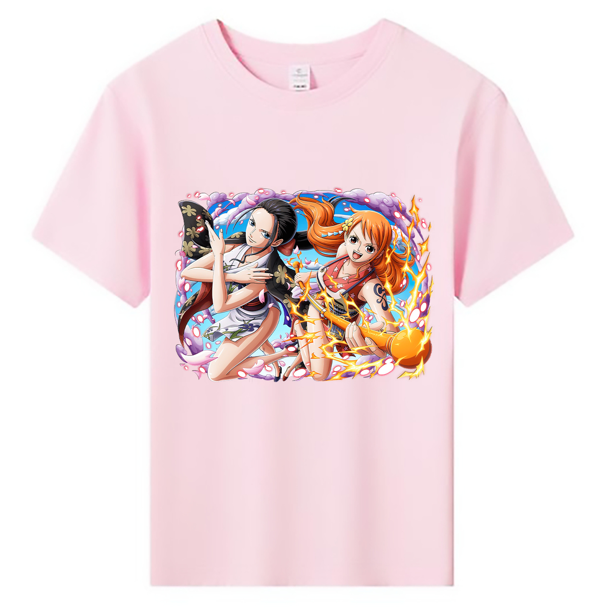 （画像用） ワンピース ナミ ONE PIECE Nami 綿100％キッズTシャツ（フロントプリント）