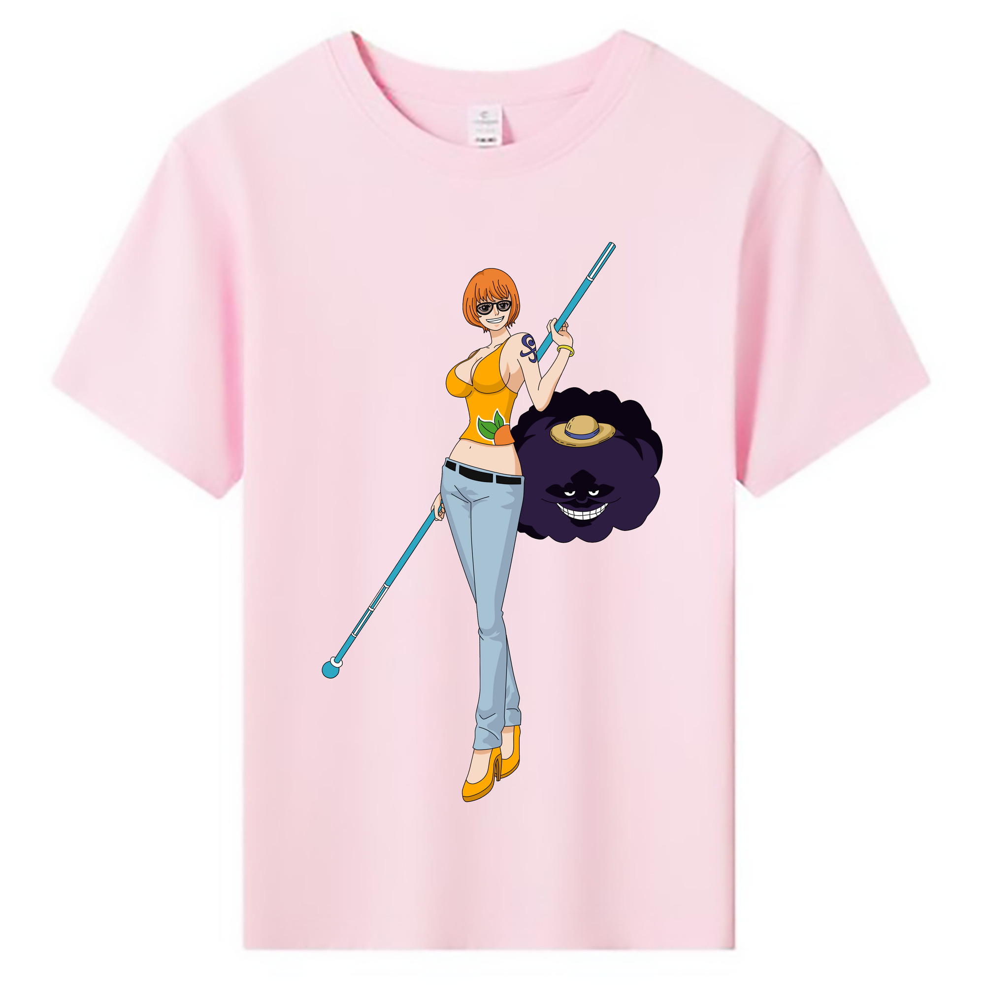 ワンピース ナミ ONE PIECE Nami 綿100％キッズTシャツ（フロントプリント）