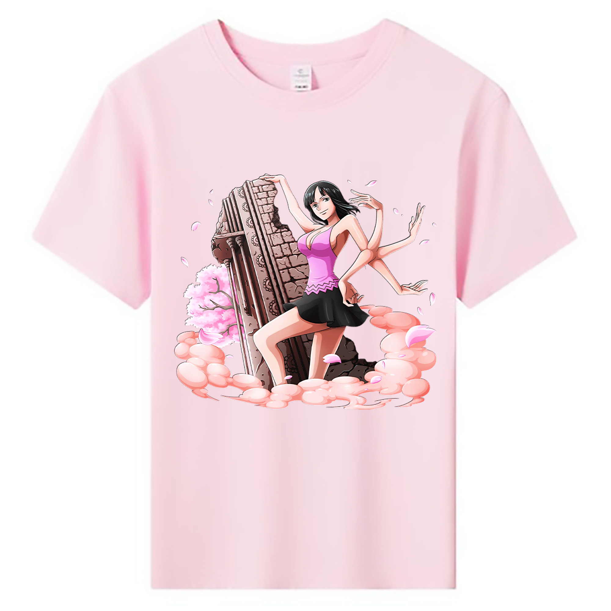 （画像用） ワンピース ニコ・ロビン ONE PIECE Nico Robin 綿100％キッズTシャツ（フロントプリント）
