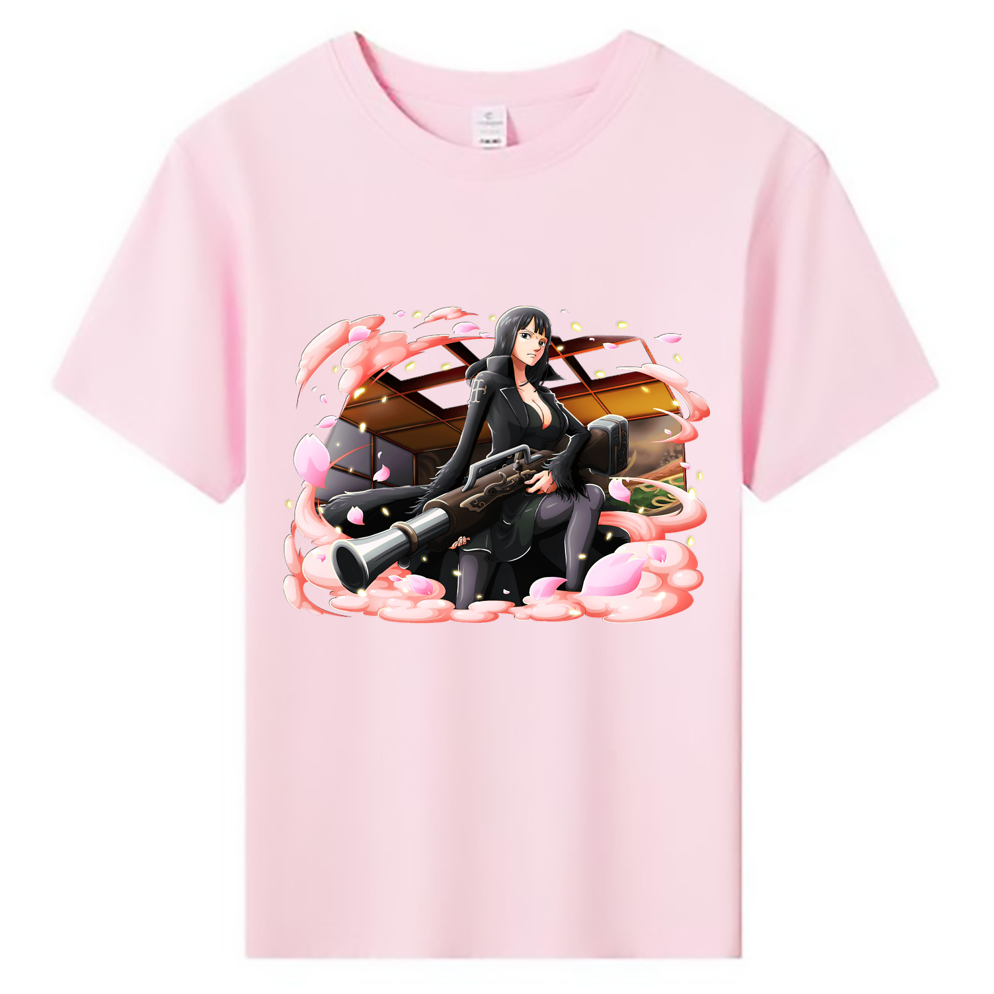 （画像用） ワンピース ニコ・ロビン ONE PIECE Nico Robin 綿100％キッズTシャツ（フロントプリント）