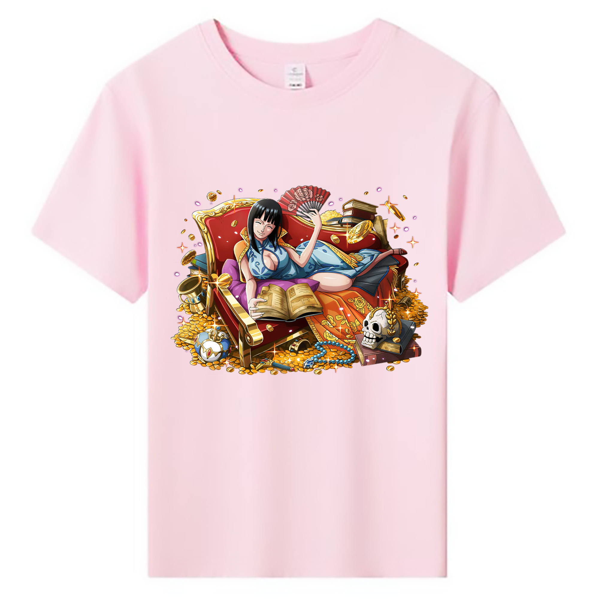 （画像用） ワンピース ニコ・ロビン ONE PIECE Nico Robin 綿100％キッズTシャツ（フロントプリント）