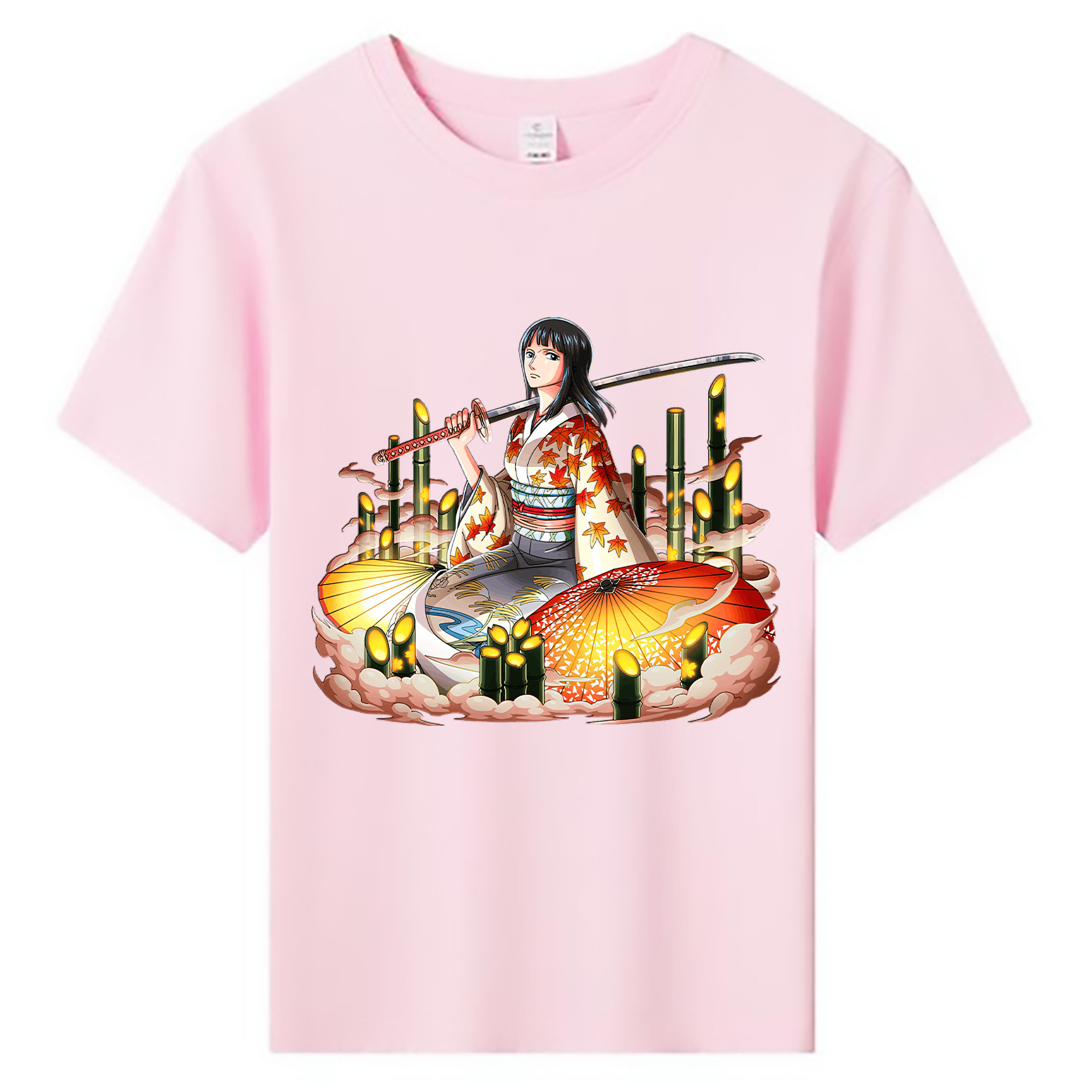 ワンピース ニコ・ロビン ONE PIECE Nico Robin 綿100％キッズTシャツ（フロントプリント）
