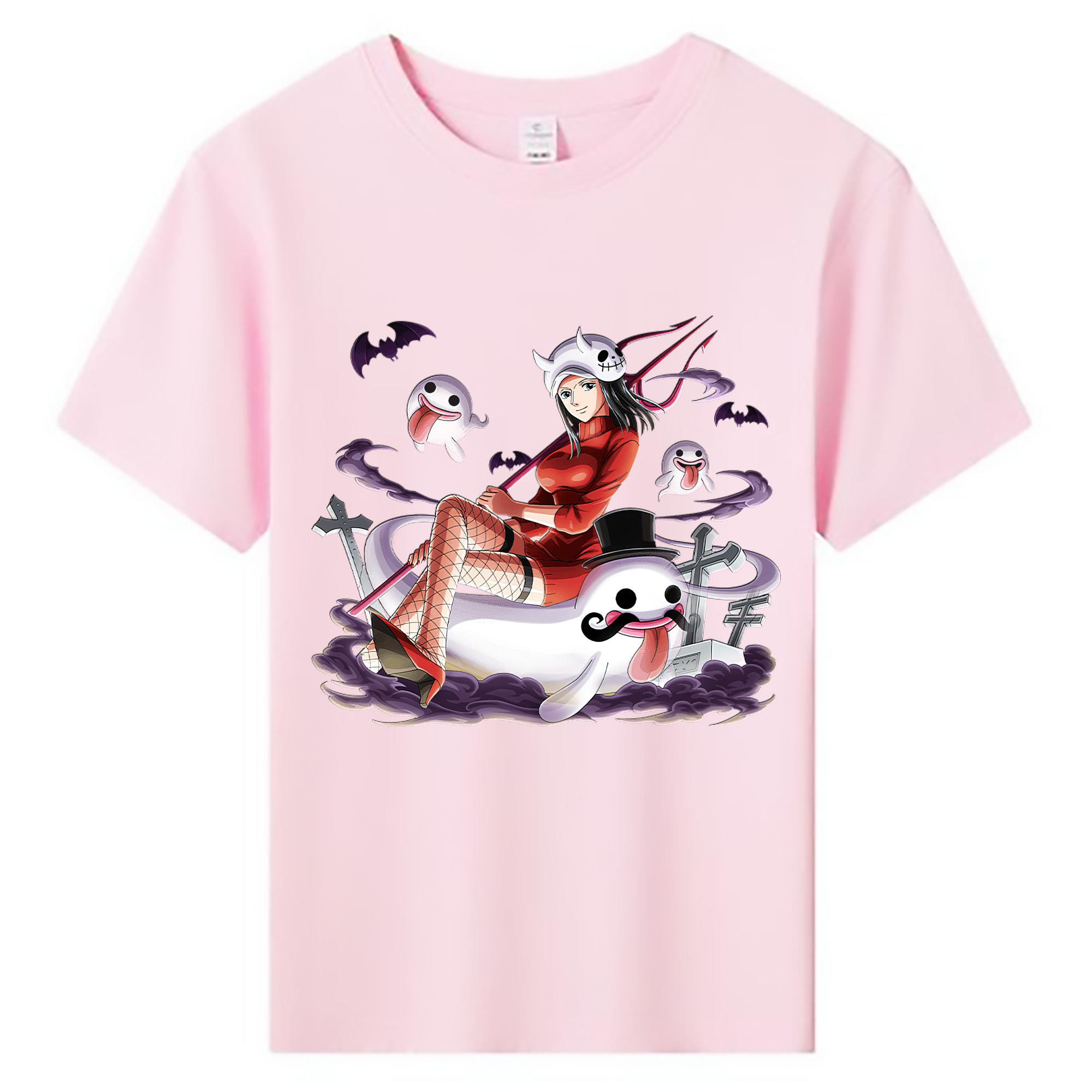 （画像用） ワンピース ニコ・ロビン ONE PIECE Nico Robin 綿100％キッズTシャツ（フロントプリント）