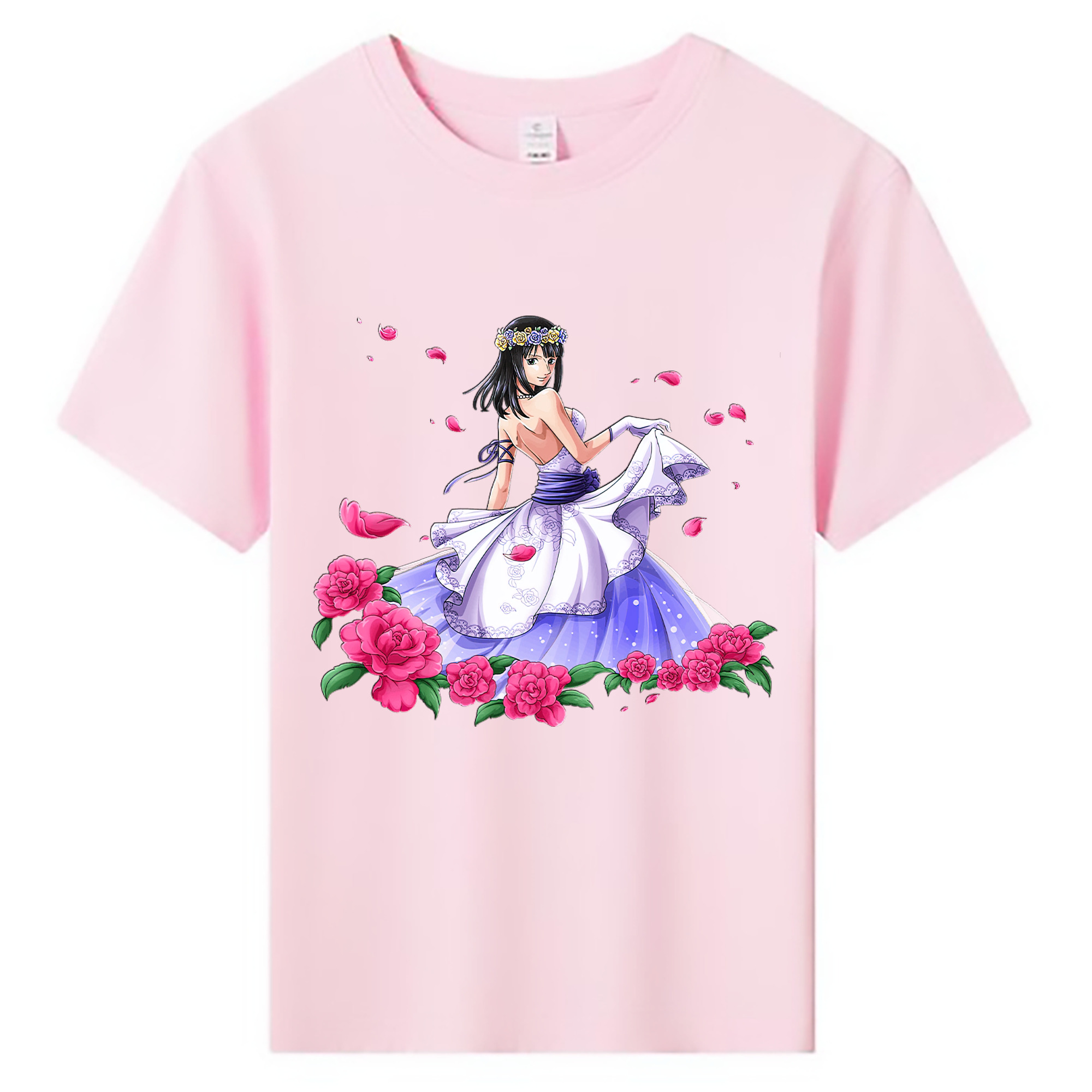 ワンピース ニコ・ロビン ONE PIECE Nico Robin 綿100％キッズTシャツ（フロントプリント）