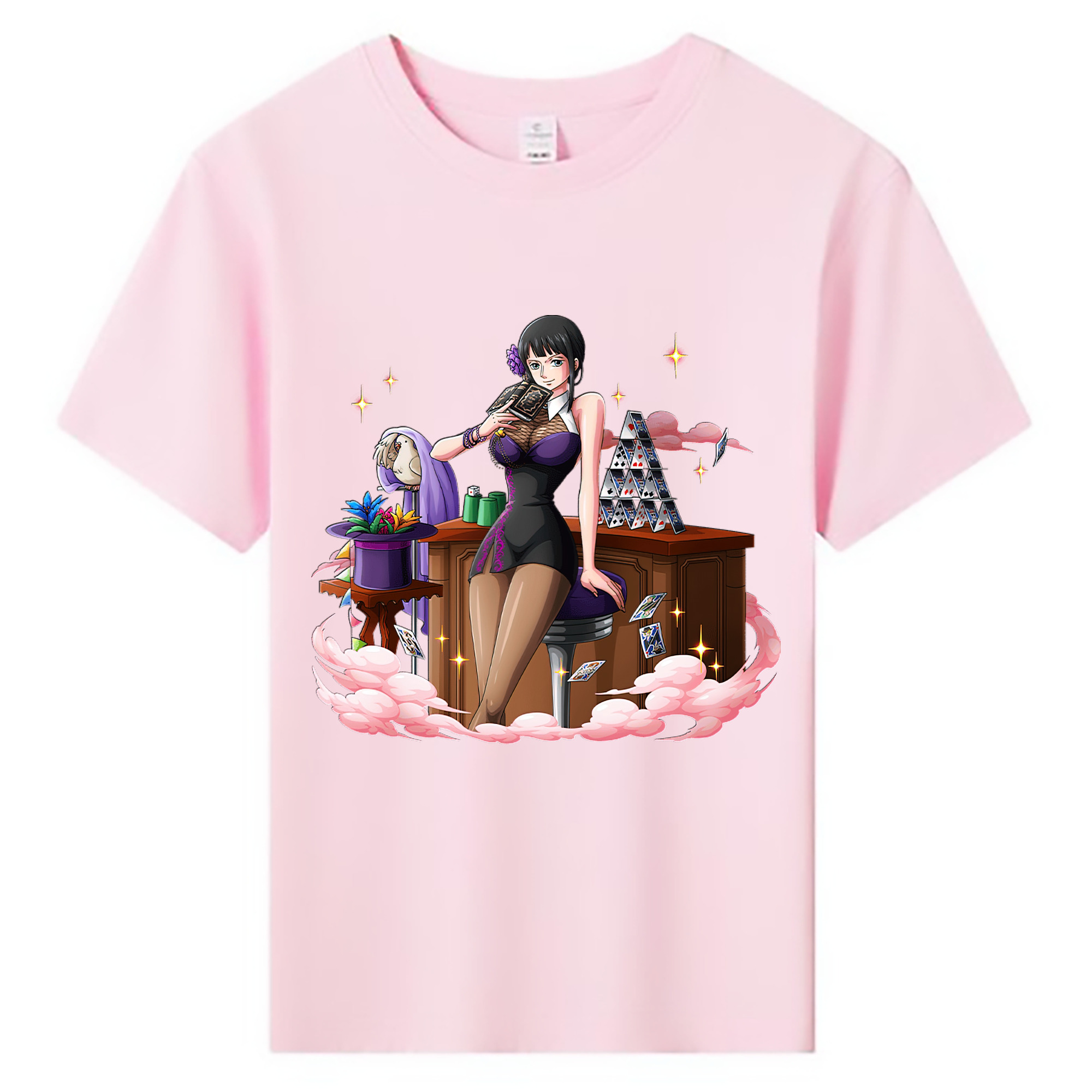 ワンピース ニコ・ロビン ONE PIECE Nico Robin 綿100％キッズTシャツ（フロントプリント）