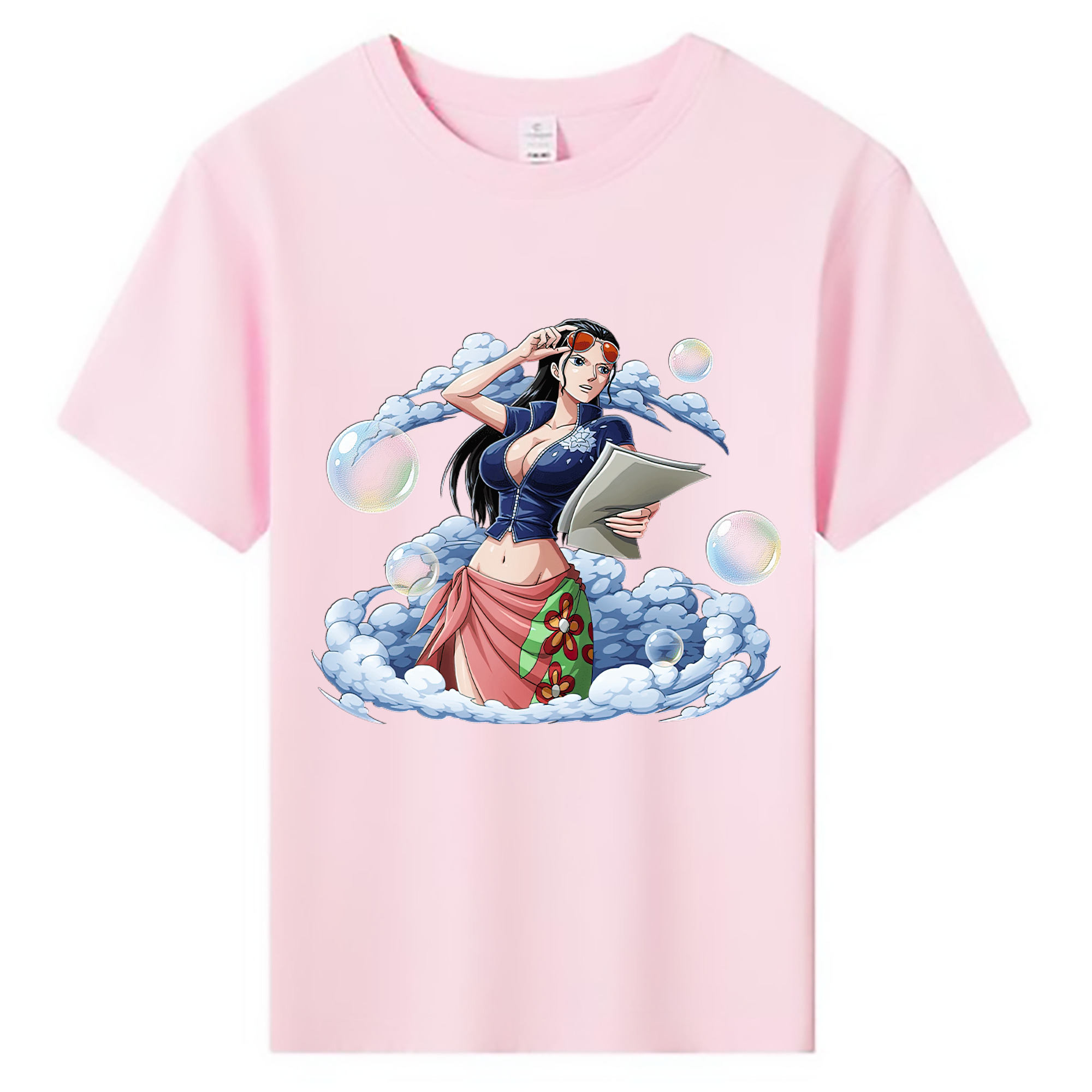 ワンピース ニコ・ロビン ONE PIECE Nico Robin 綿100％キッズTシャツ（フロントプリント）
