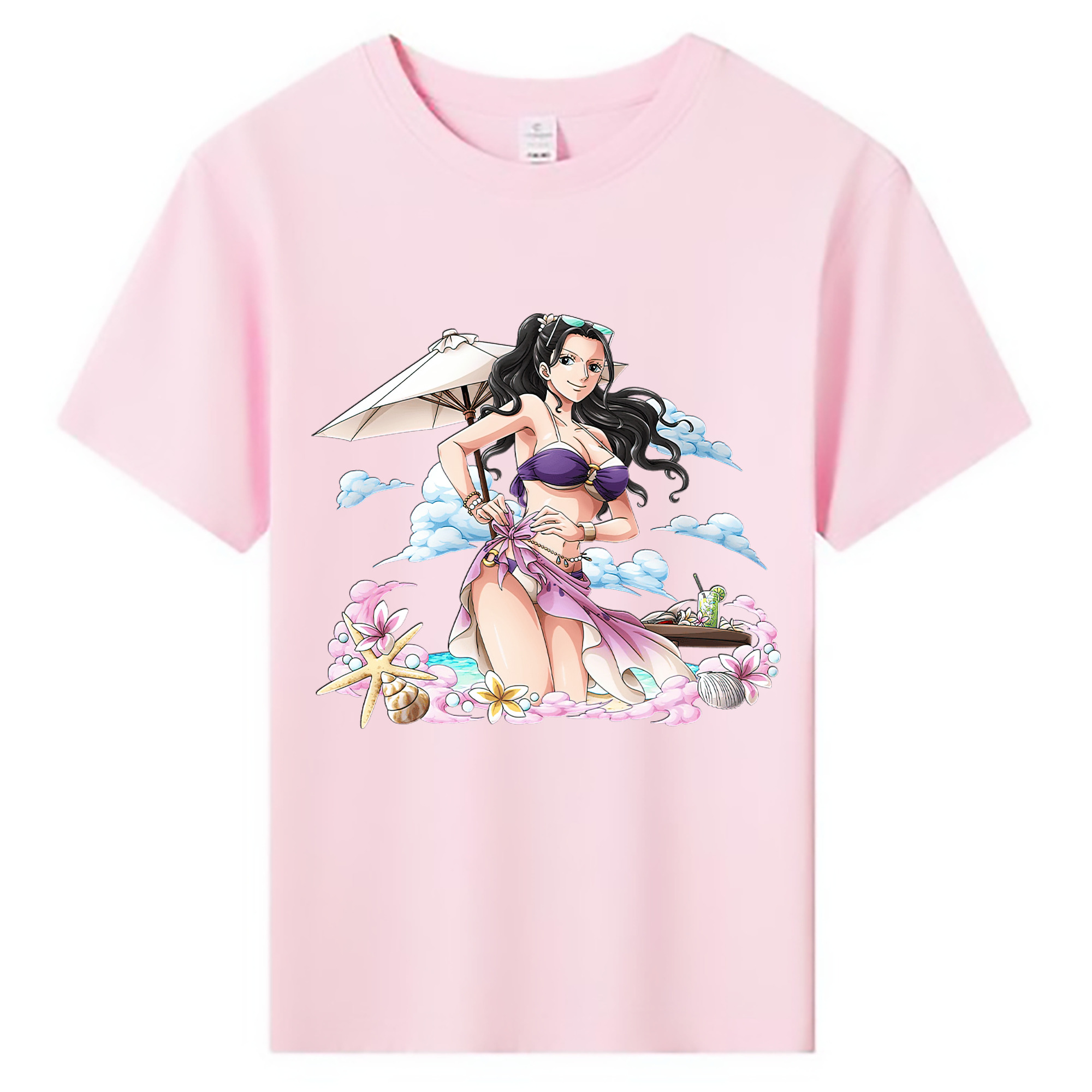 ワンピース ニコ・ロビン ONE PIECE Nico Robin 綿100％キッズTシャツ（フロントプリント）