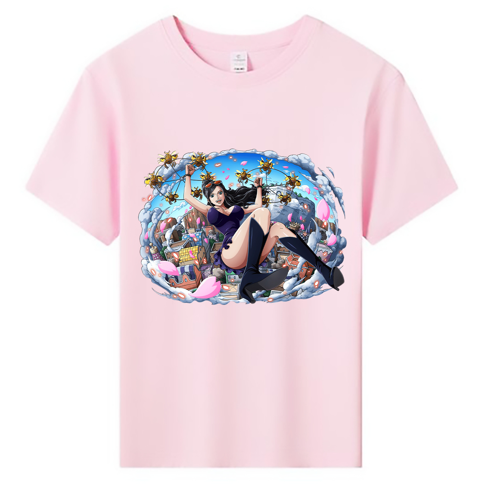 ワンピース ニコ・ロビン ONE PIECE Nico Robin 綿100％キッズTシャツ（フロントプリント）
