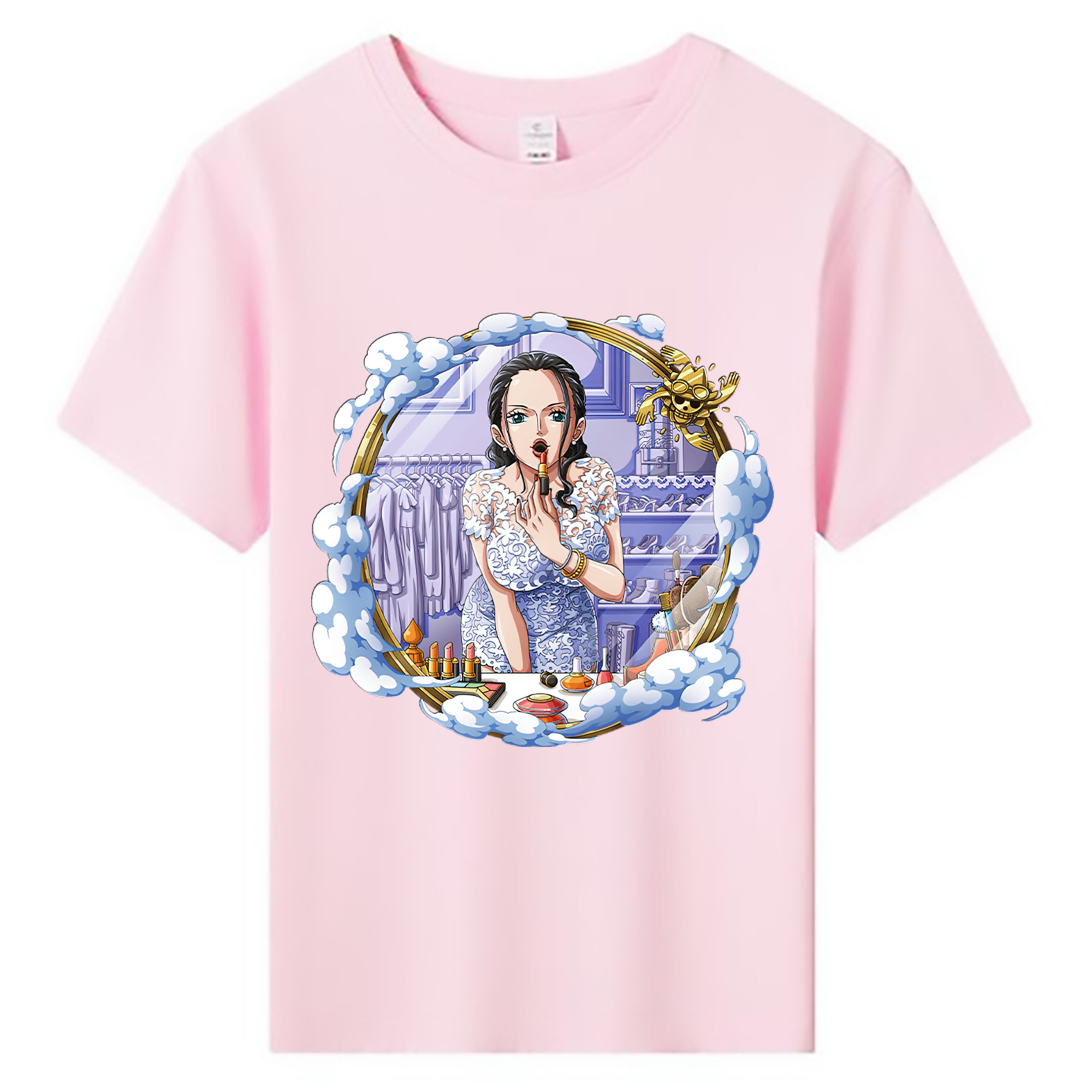 ワンピース ニコ・ロビン ONE PIECE Nico Robin 綿100％キッズTシャツ（フロントプリント）