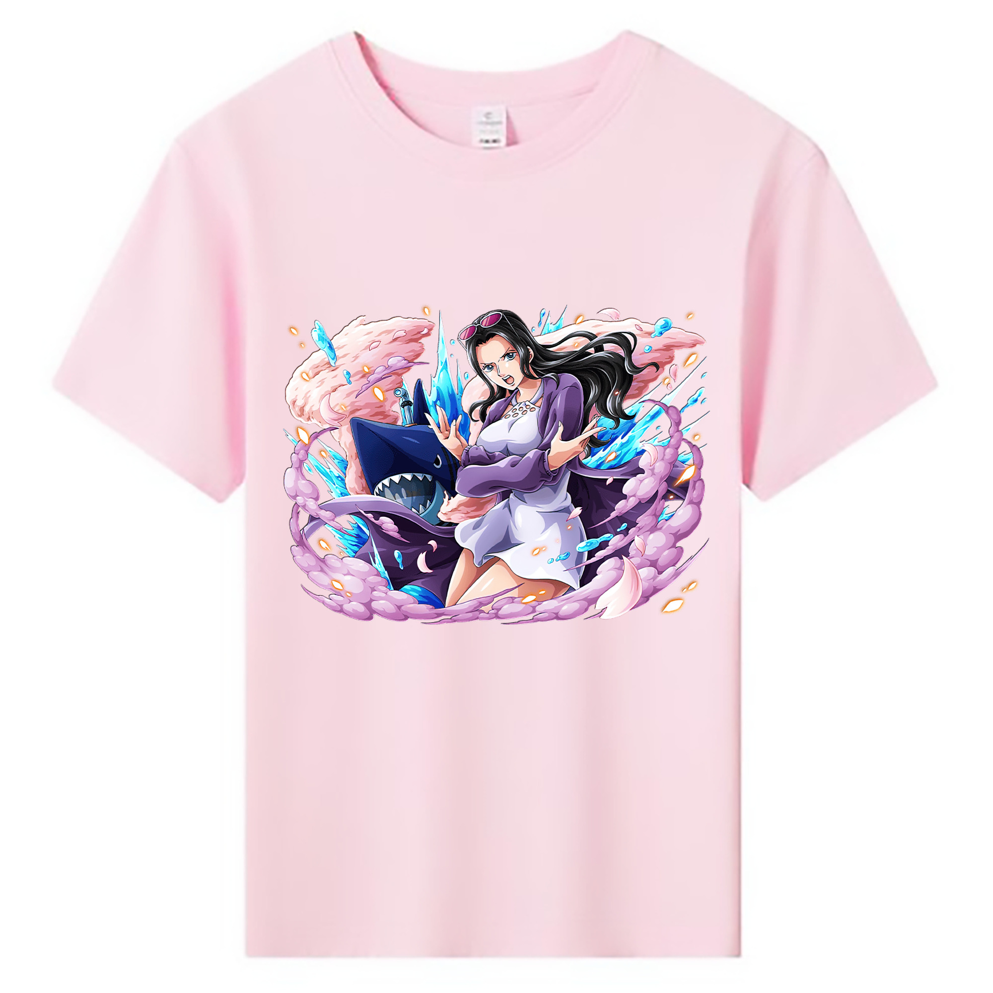 （画像用） ワンピース ニコ・ロビン ONE PIECE Nico Robin 綿100％キッズTシャツ（フロントプリント）