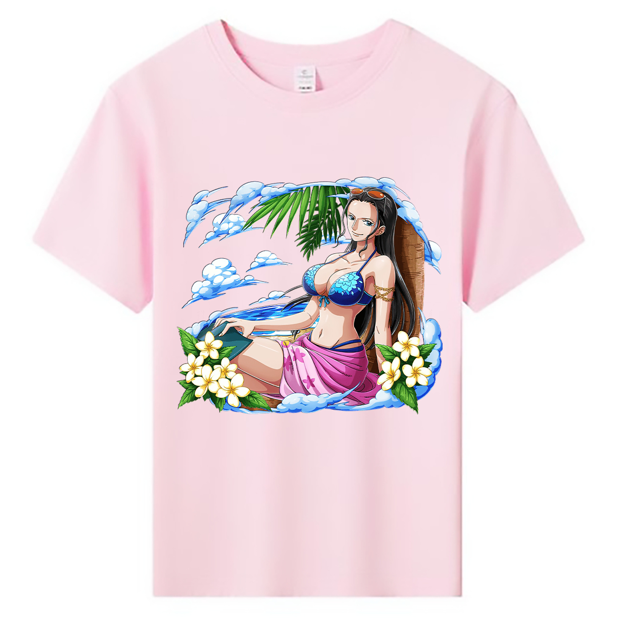 ワンピース ニコ・ロビン ONE PIECE Nico Robin 綿100％キッズTシャツ（フロントプリント）