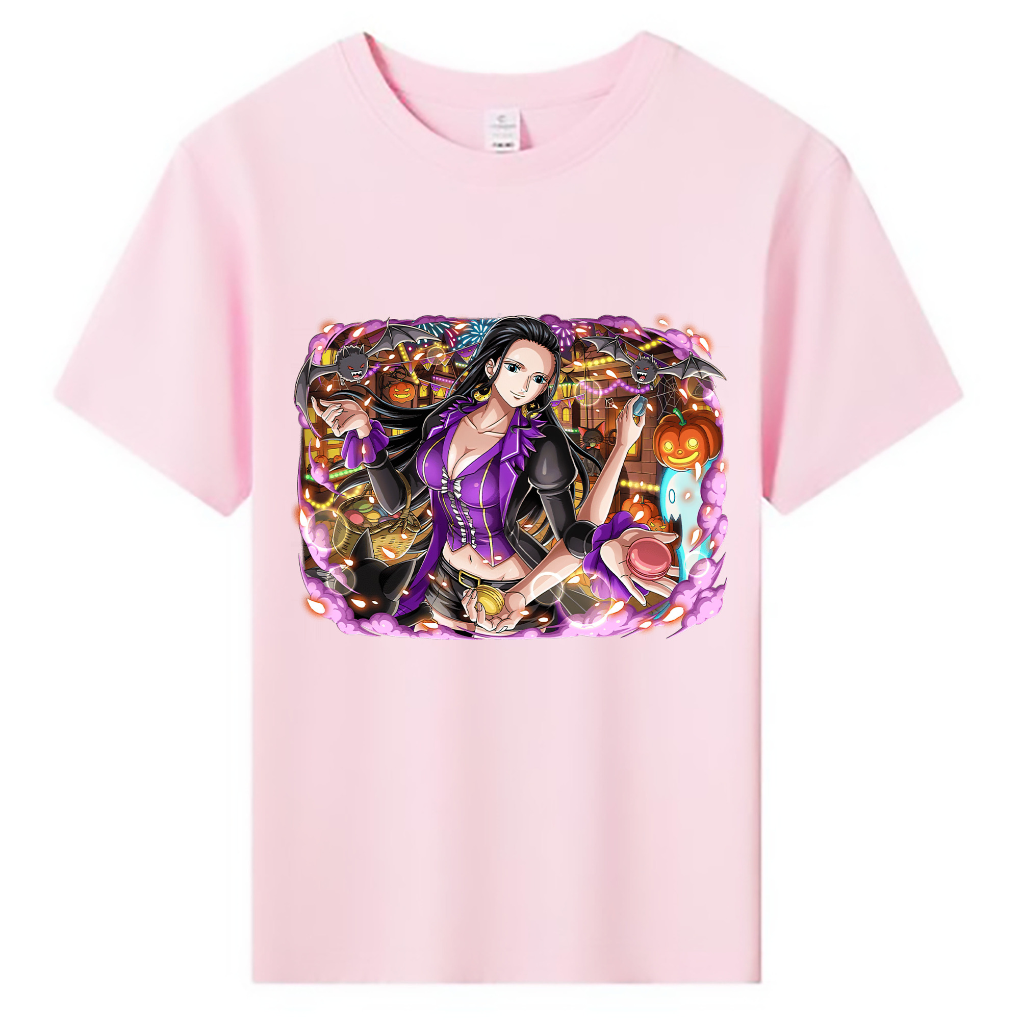 ワンピース ニコ・ロビン ONE PIECE Nico Robin 綿100％キッズTシャツ（フロントプリント）