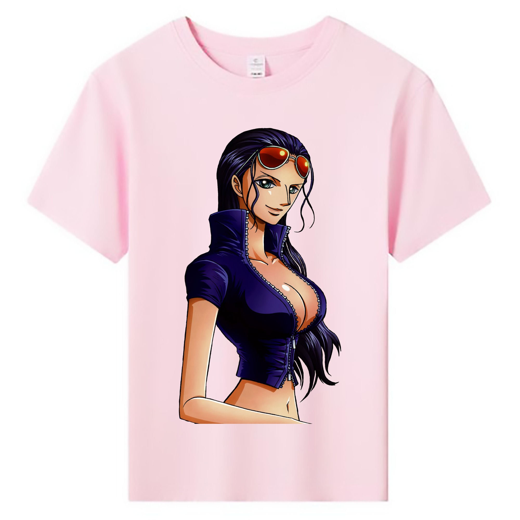 ワンピース ニコ・ロビン ONE PIECE Nico Robin 綿100％キッズTシャツ（フロントプリント）