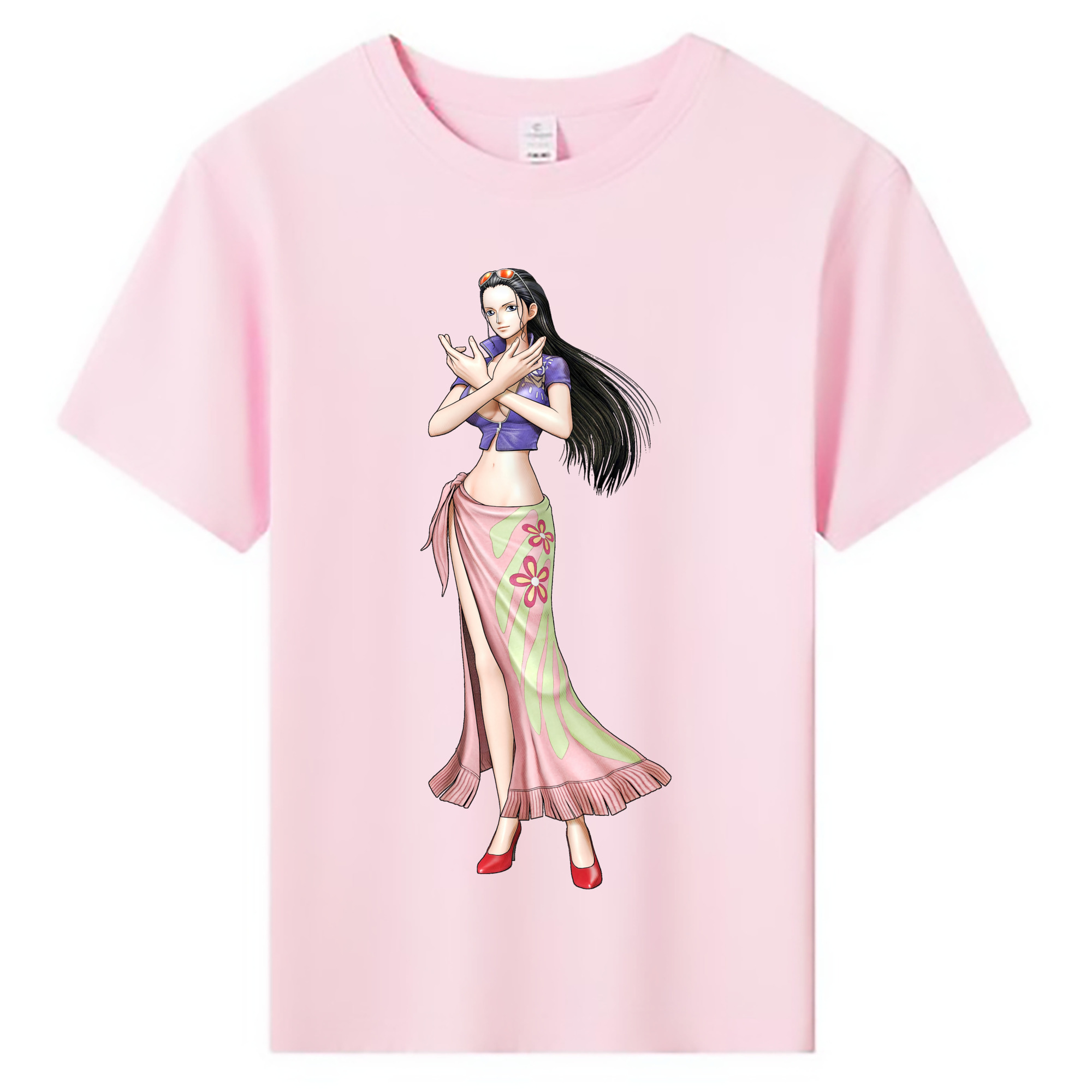 ワンピース ニコ・ロビン ONE PIECE Nico Robin 綿100％キッズTシャツ（フロントプリント）
