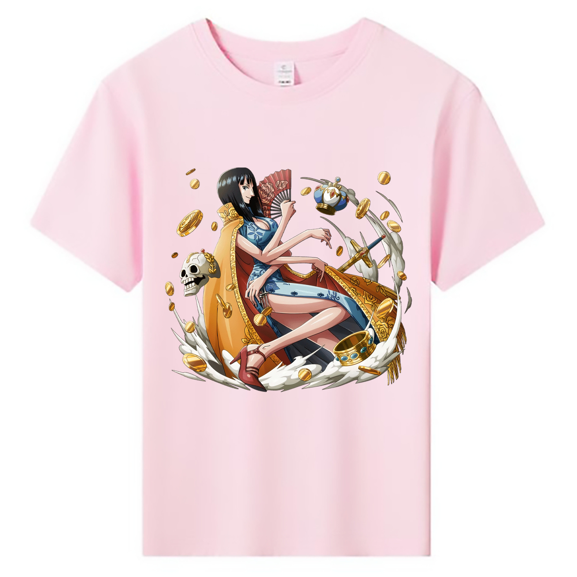 ワンピース ニコ・ロビン ONE PIECE Nico Robin 綿100％キッズTシャツ（フロントプリント）
