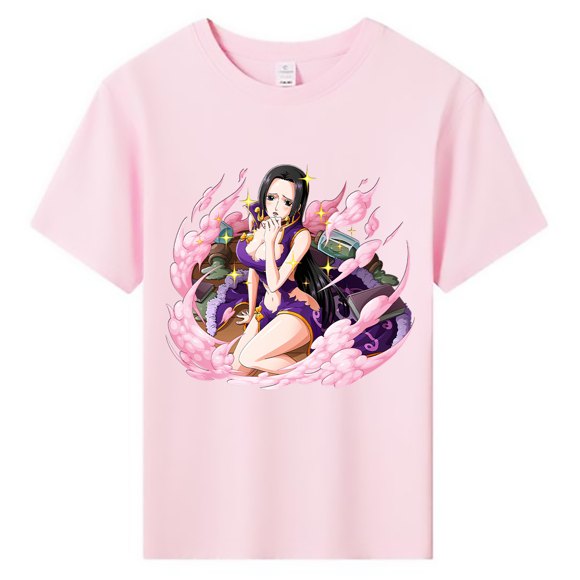 ワンピース ボア・ハンコック ONE PIECE Boa·Hancock 綿100％キッズTシャツ（フロントプリント）