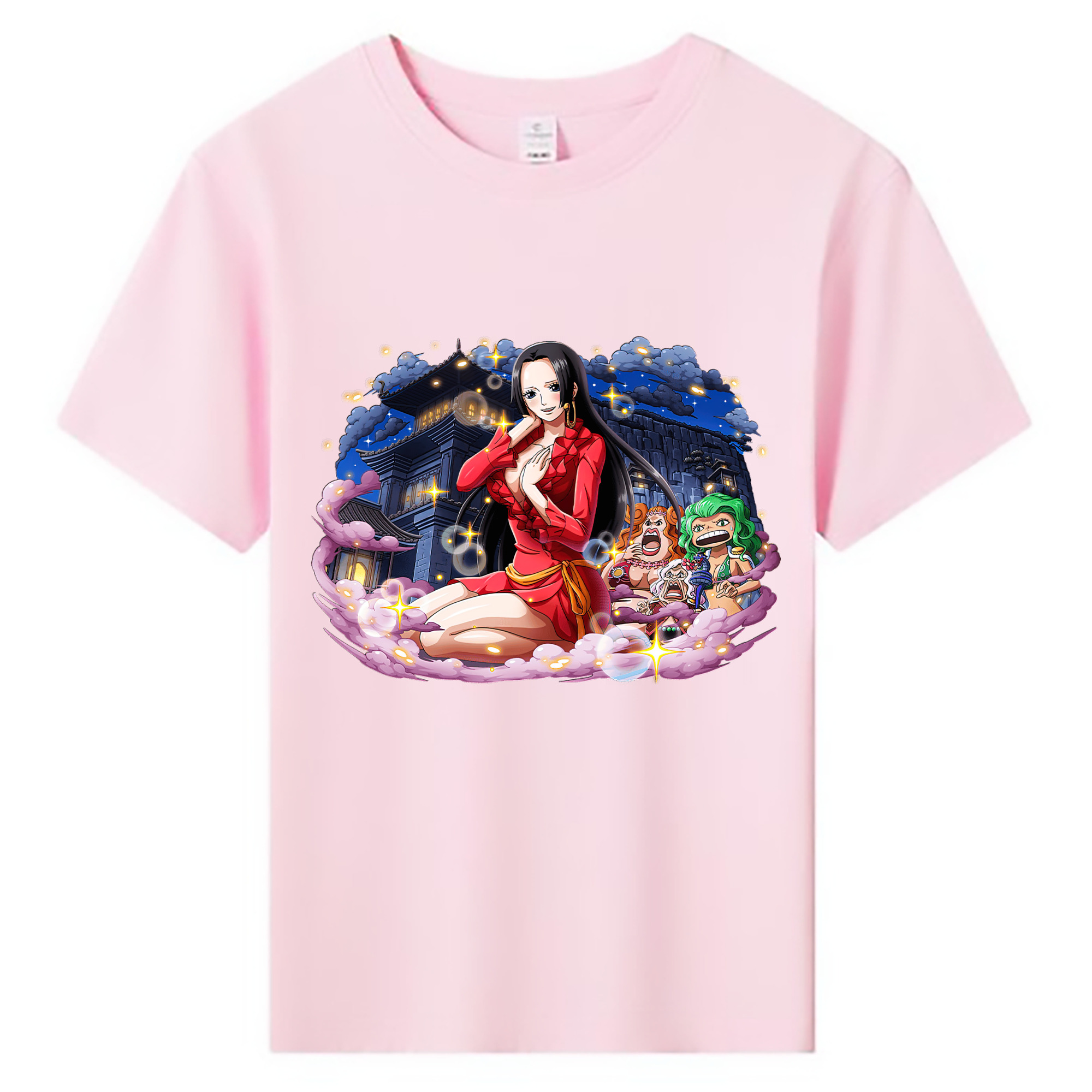 ワンピース ボア・ハンコック ONE PIECE Boa·Hancock 綿100％キッズTシャツ（フロントプリント）
