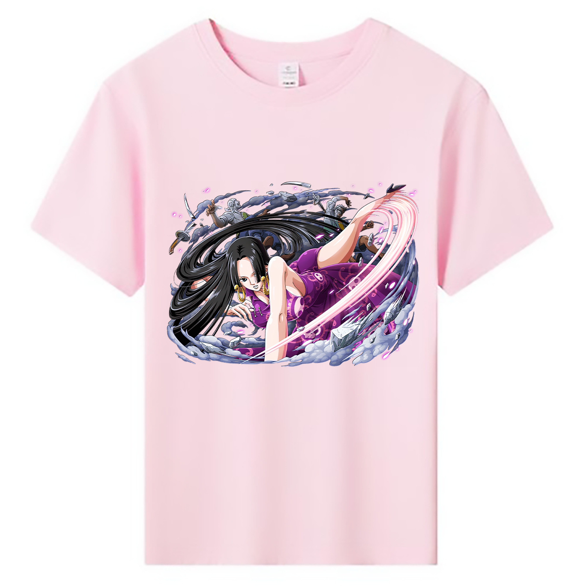 ワンピース ボア・ハンコック ONE PIECE Boa·Hancock 綿100％キッズTシャツ（フロントプリント）