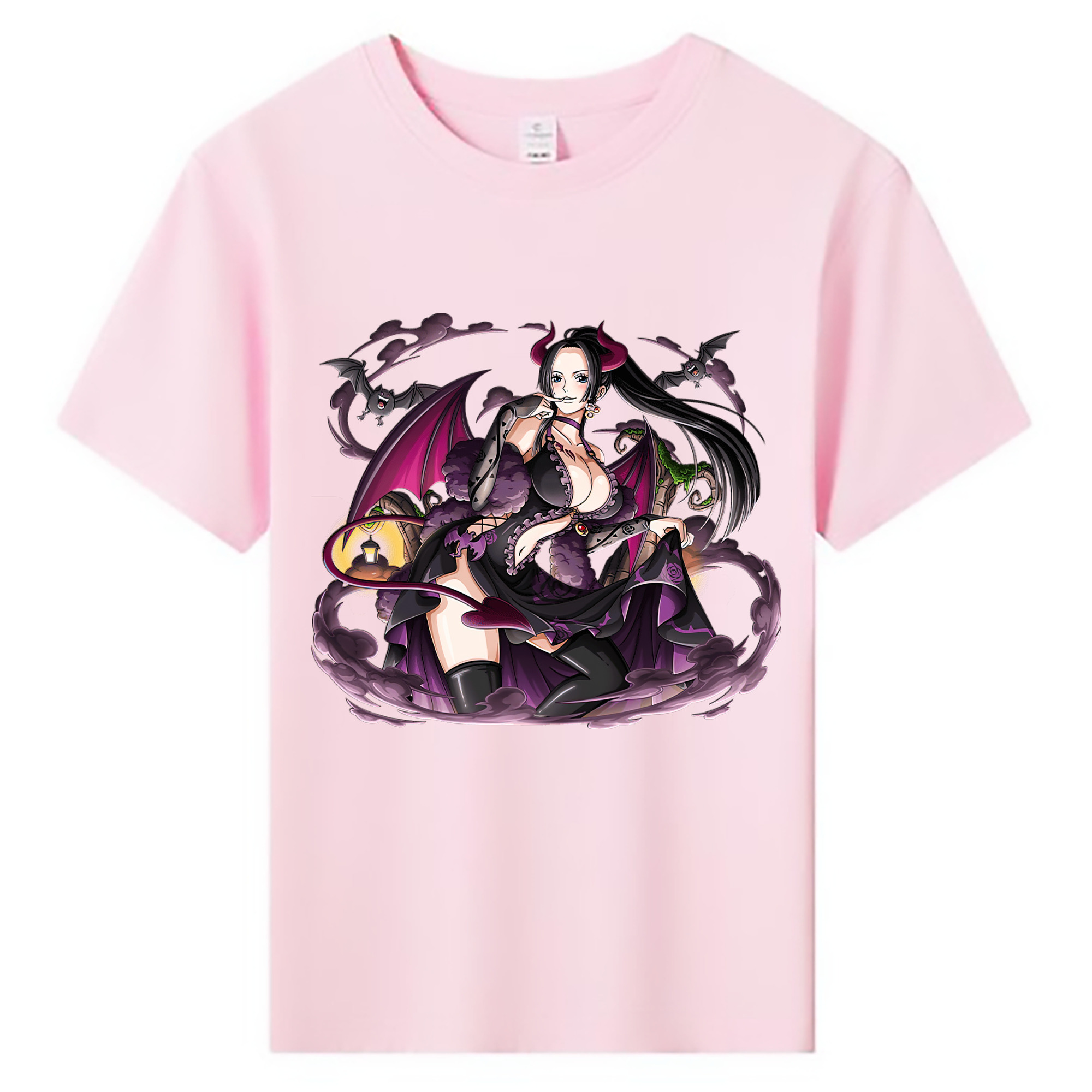 ワンピース ボア・ハンコック ONE PIECE Boa·Hancock 綿100％キッズTシャツ（フロントプリント）