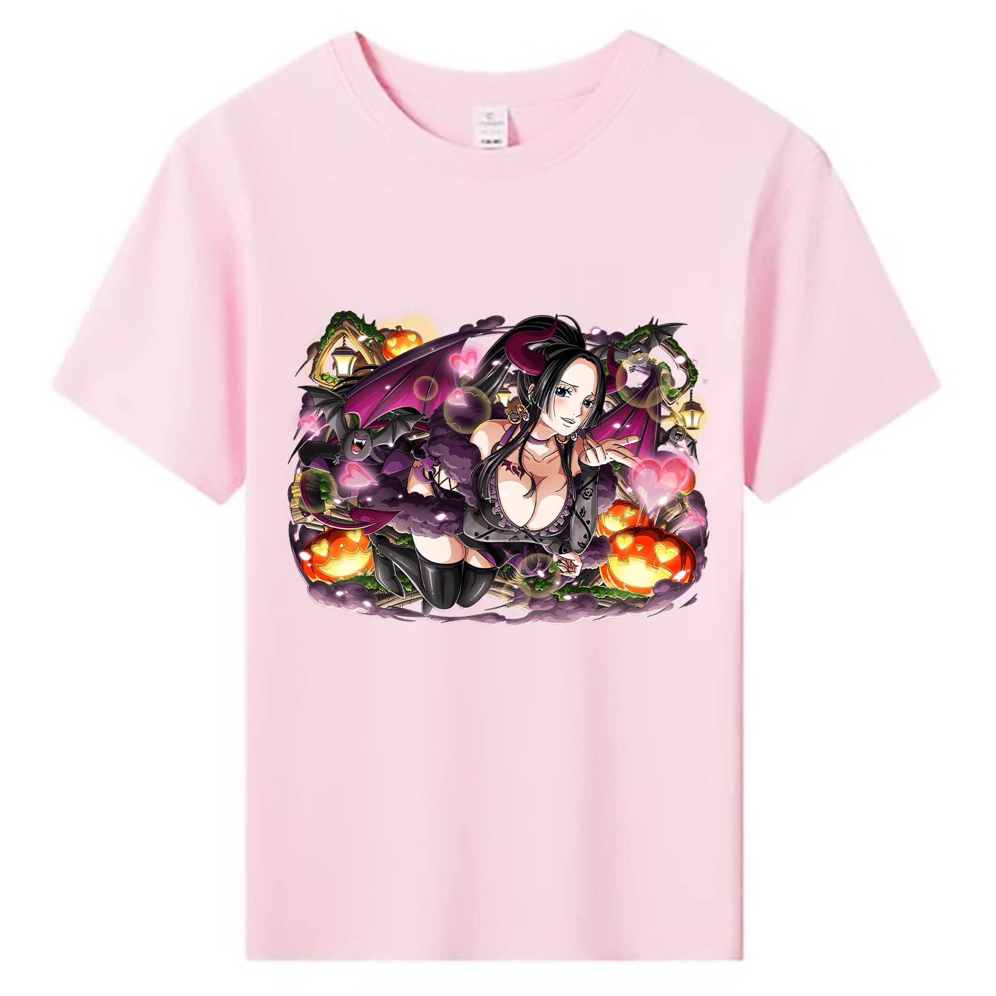 ワンピース ボア・ハンコック ONE PIECE Boa·Hancock 綿100％キッズTシャツ（フロントプリント）