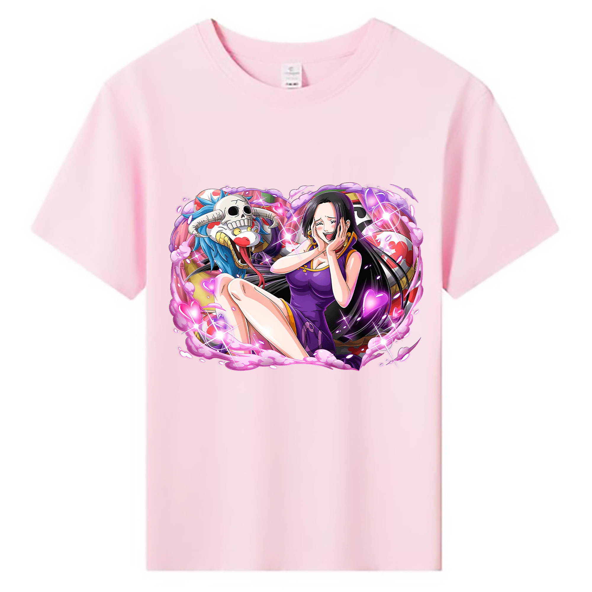 ワンピース ボア・ハンコック ONE PIECE Boa·Hancock 綿100％キッズTシャツ（フロントプリント）
