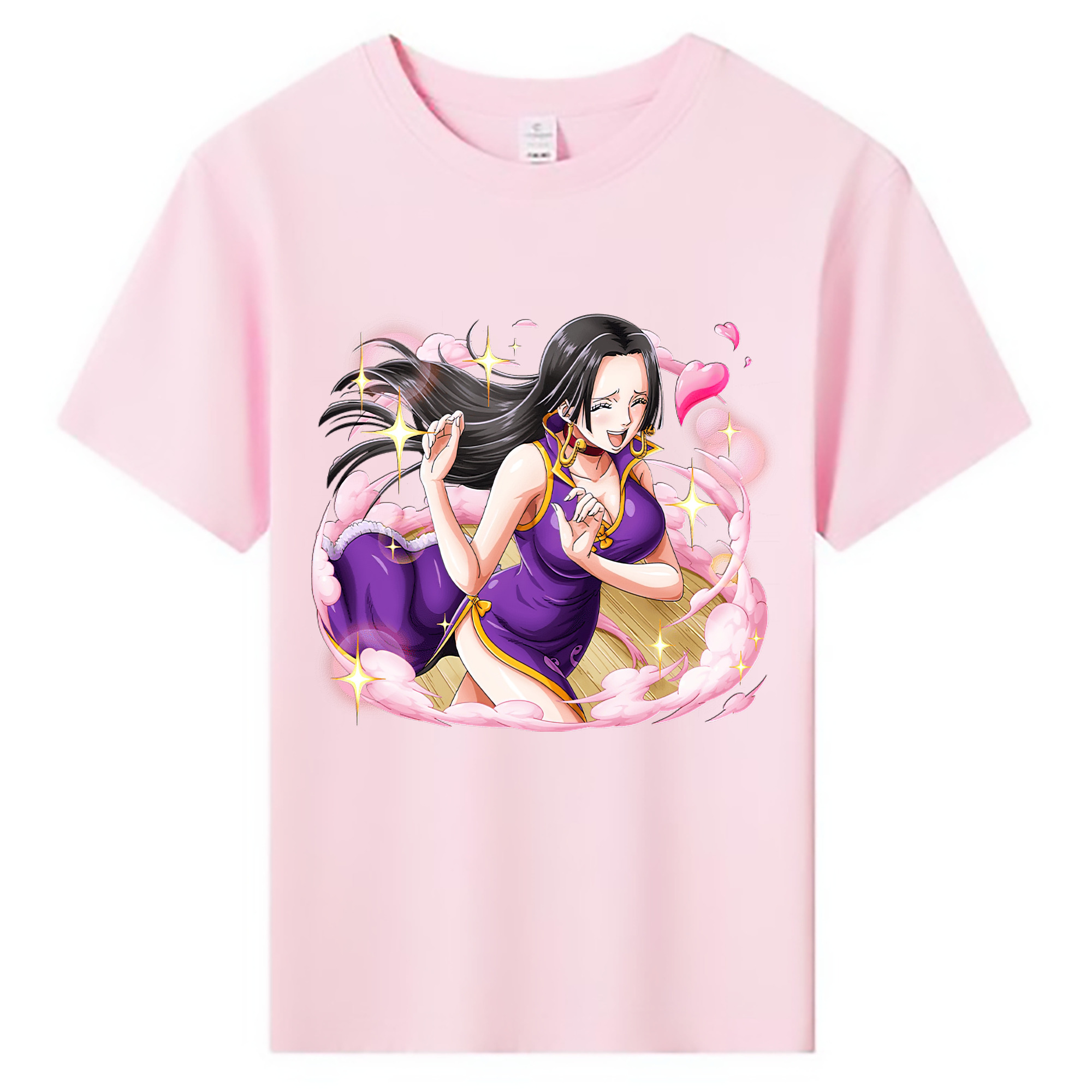 （画像用） ワンピース ボア・ハンコック ONE PIECE Boa·Hancock 綿100％キッズTシャツ（フロントプリント）