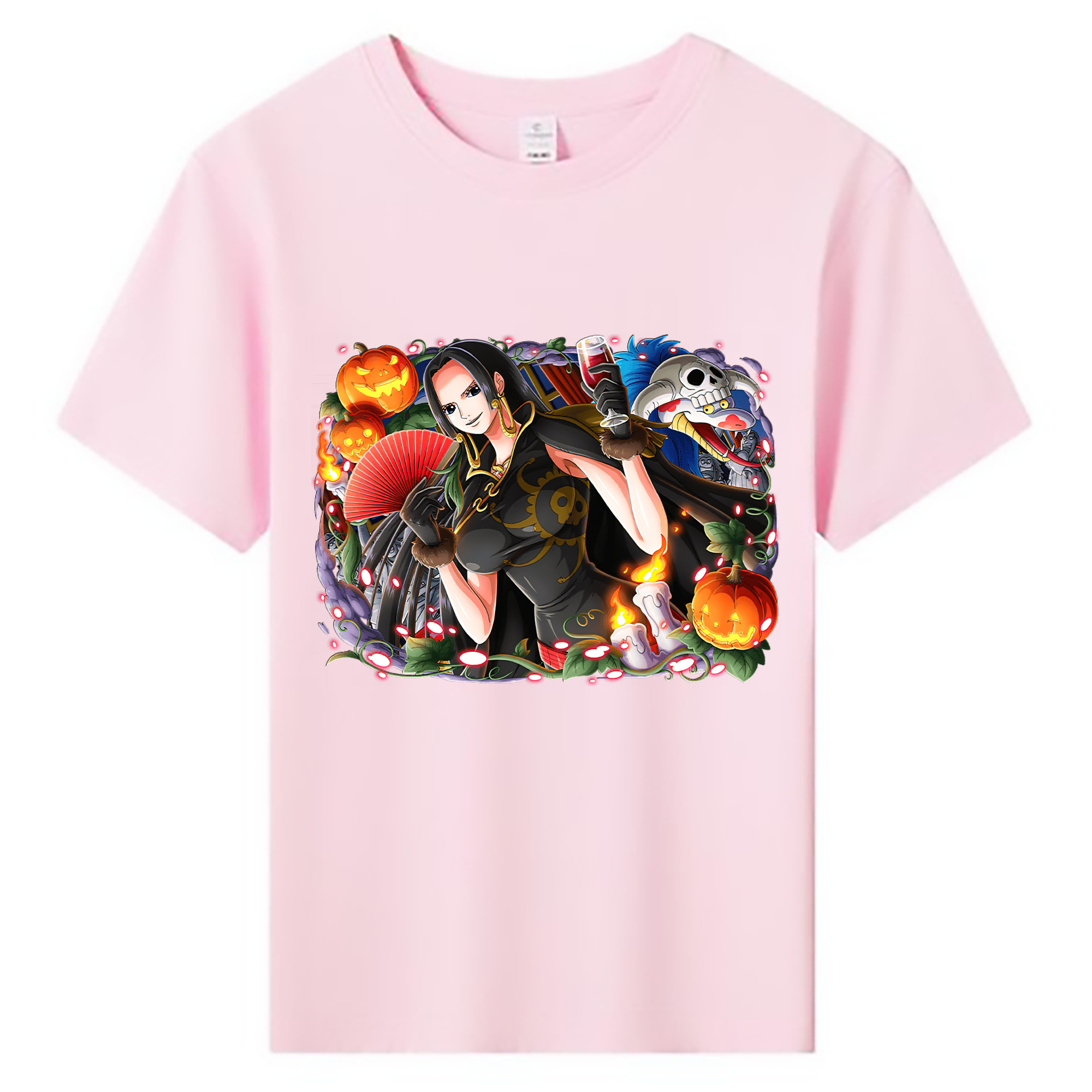 ワンピース ボア・ハンコック ONE PIECE Boa·Hancock 綿100％キッズTシャツ（フロントプリント）