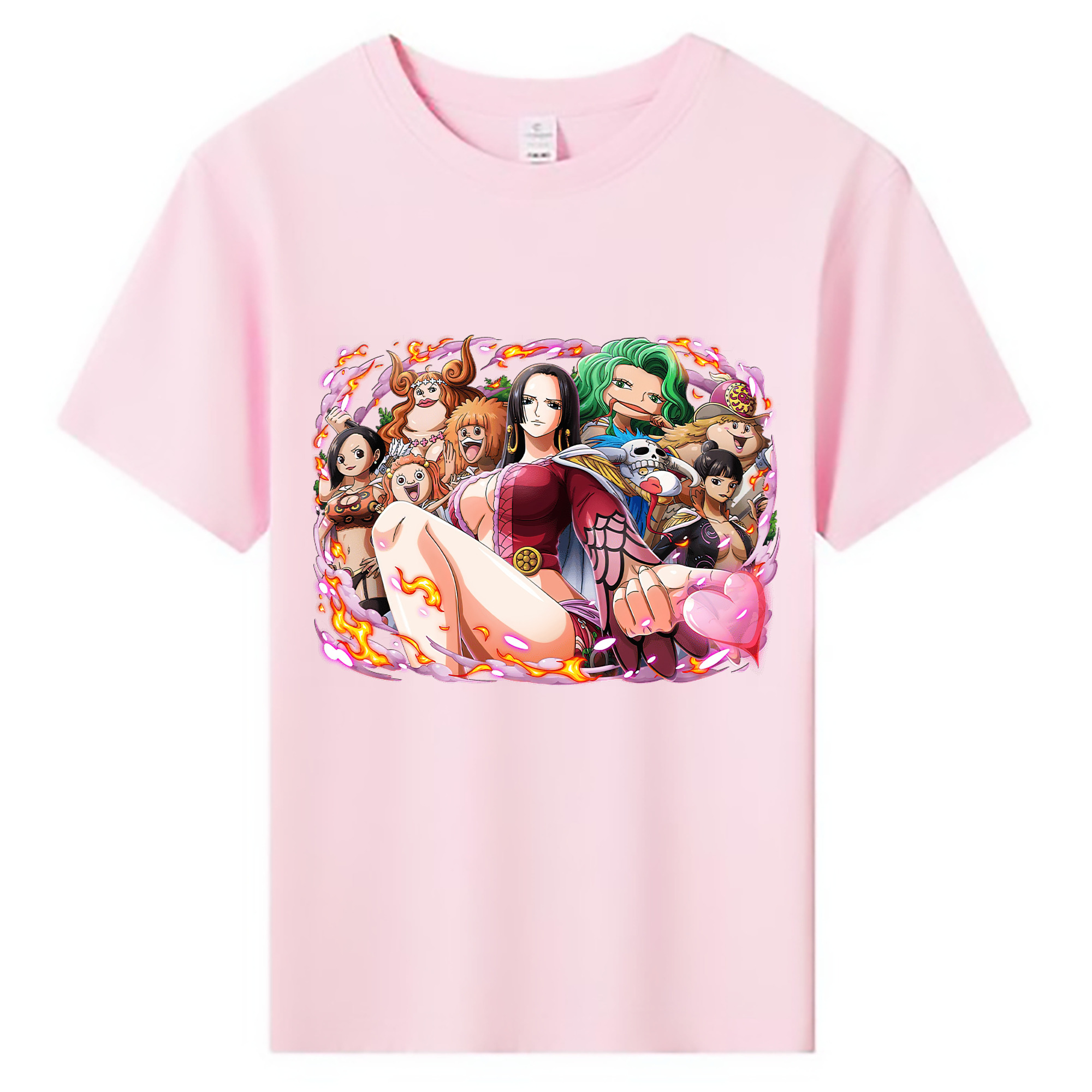 ワンピース ボア・ハンコック ONE PIECE Boa·Hancock 綿100％キッズTシャツ（フロントプリント）