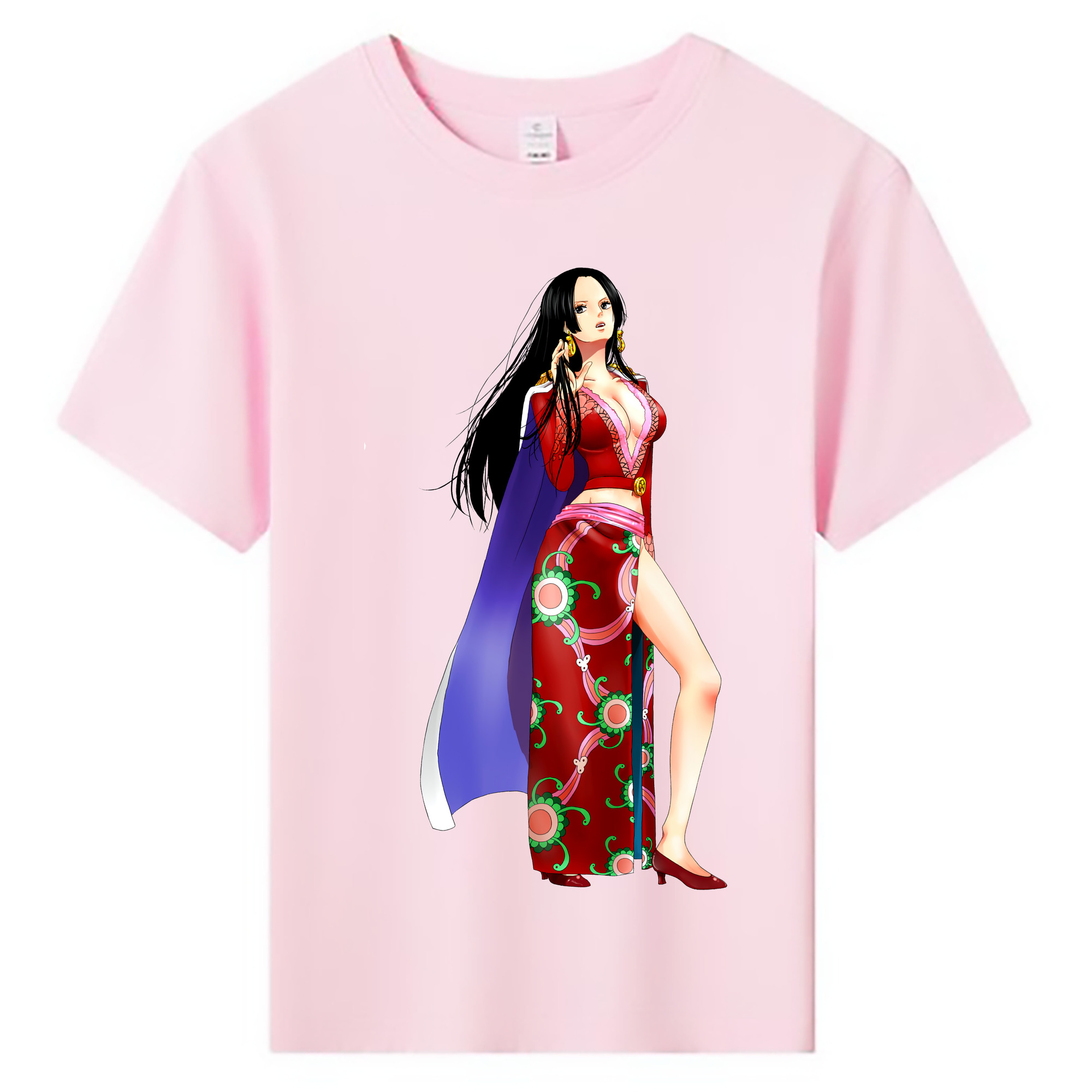 ワンピース ボア・ハンコック ONE PIECE Boa·Hancock 綿100％キッズTシャツ（フロントプリント）