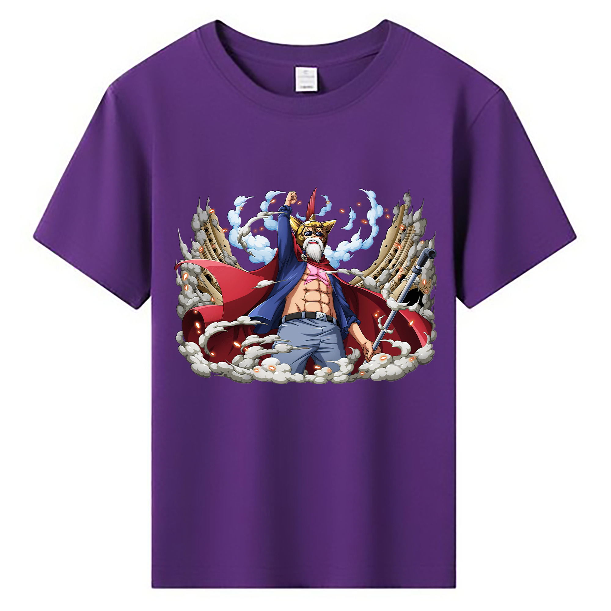 ワンピース モンキー・D・ルフィ ONE PIECE Monkey D. Luffy 綿100％キッズTシャツ（フロントプリント）