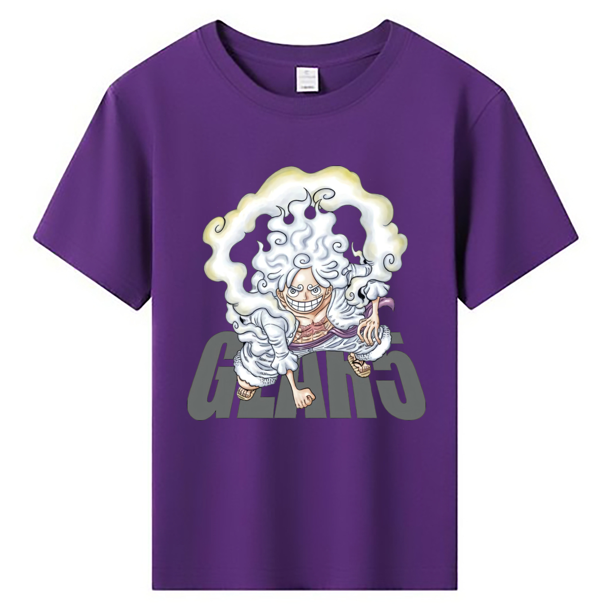 ワンピース モンキー・D・ルフィ ONE PIECE Monkey D. Luffy 綿100％キッズTシャツ（フロントプリント）
