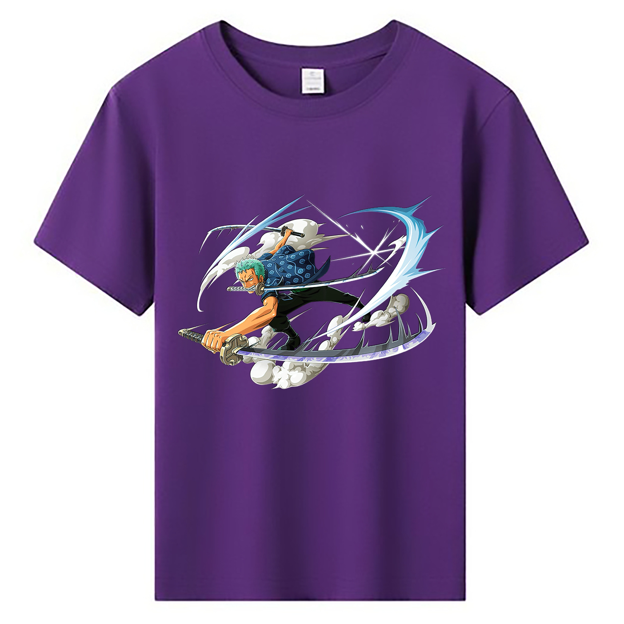 ワンピース ロロノア・ゾロ ONE PIECE Roronoa Zoro 綿100％キッズTシャツ（フロントプリント）